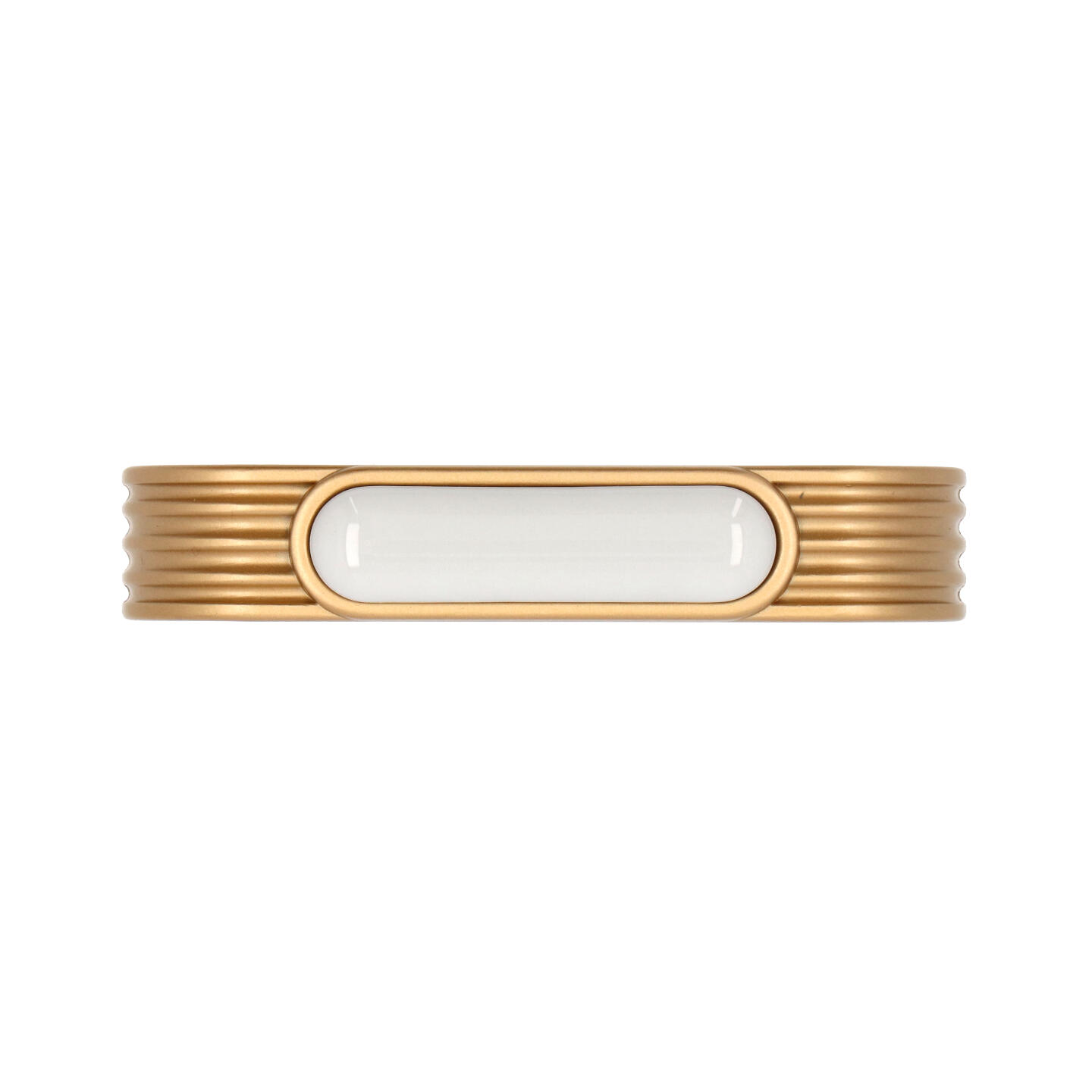 Maniglia per mobili - Alucover ottone - Lega di Zinco / Porcellana - Stile Contemporaneo - 109x30x20mm - immagine 3