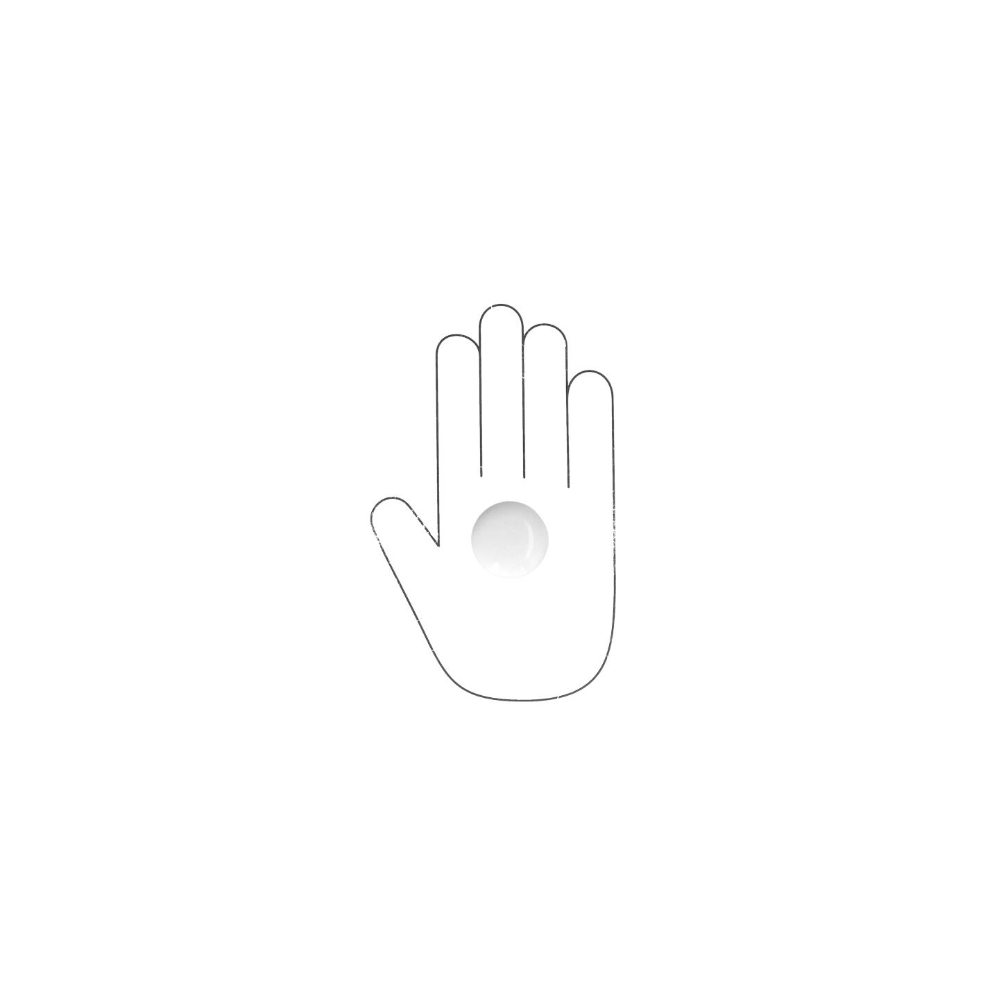 Pomolo per mobili - Argento vecchio graffiato - Lega di Zinco / Porcellana - Stile Classico - 0x30x0mm - immagine 4