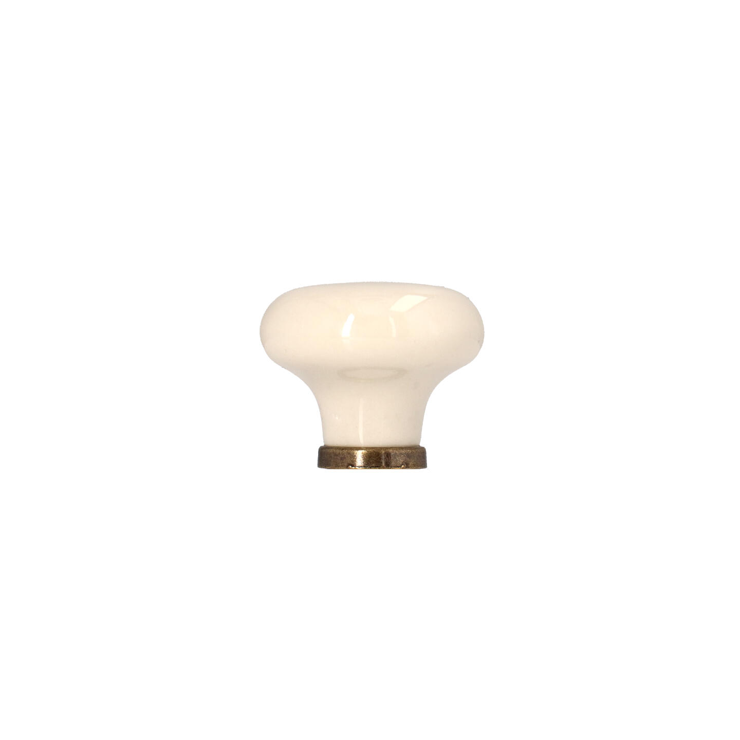 Pomolo per mobili - Antica Firenze - Lega di Zinco / Porcellana - Stile Classico - 0x30x0mm - immagine 2