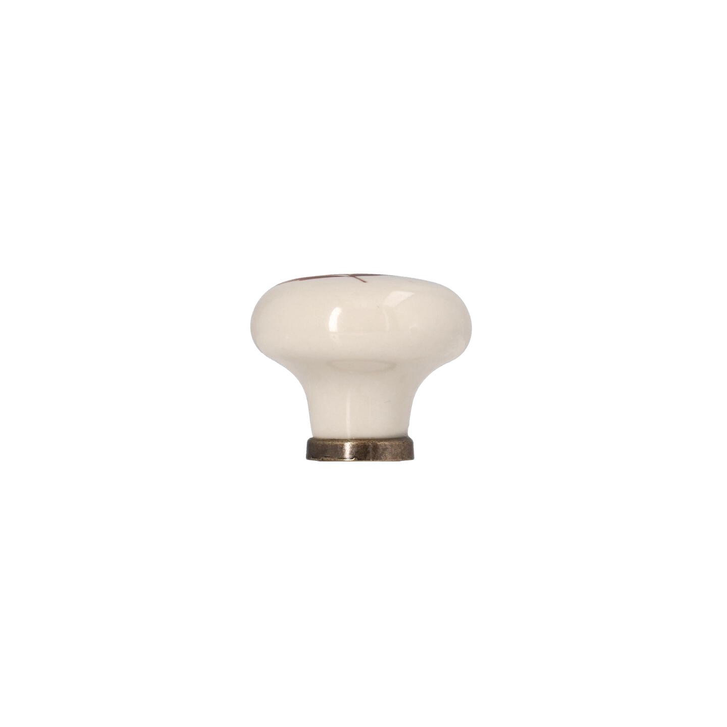 Pomolo per mobili - Antica Firenze - Lega di Zinco / Porcellana - Stile Classico - 0x30x0mm - immagine 2