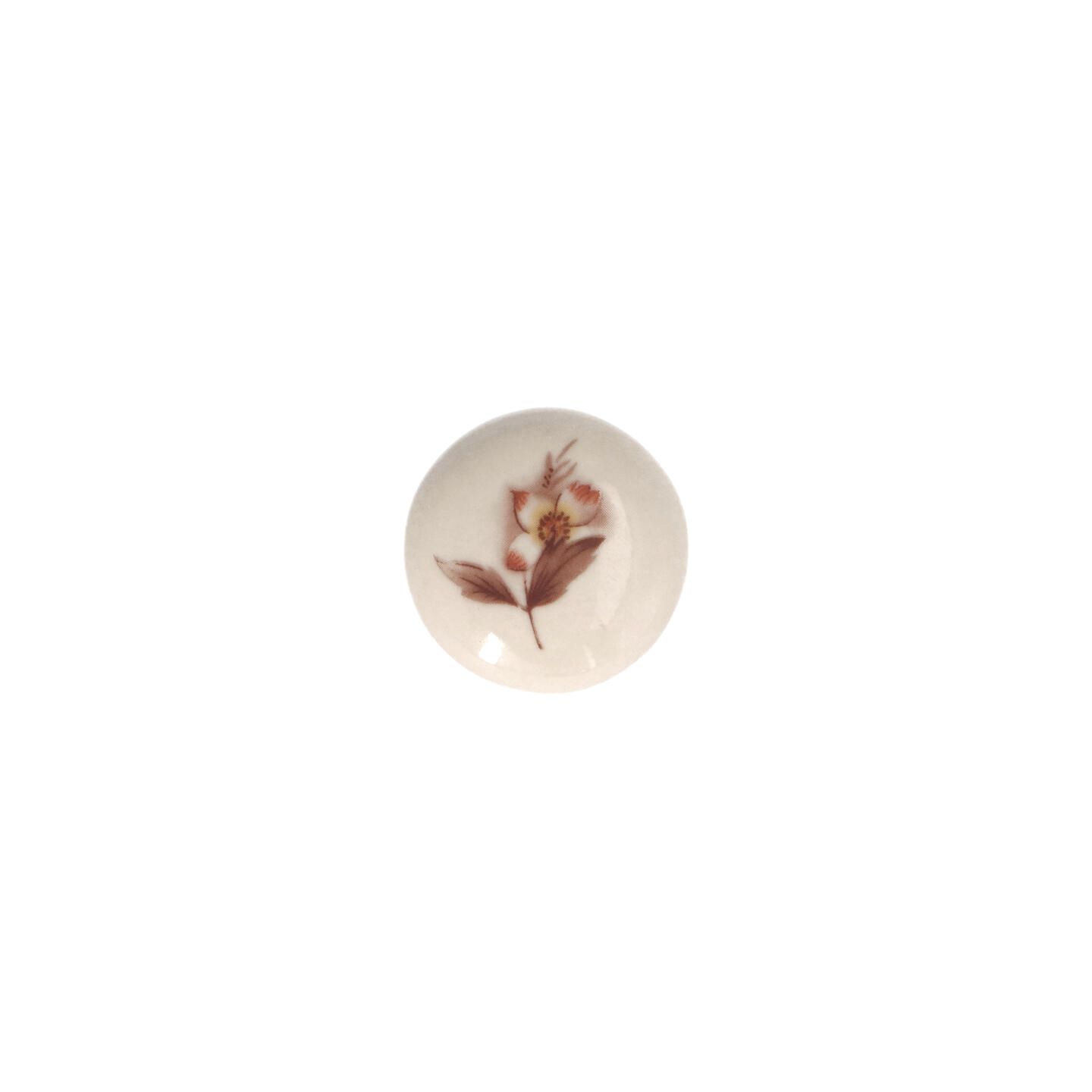 Pomolo per mobili - Antica Firenze - Lega di Zinco / Porcellana - Stile Classico - 0x30x0mm - immagine 3