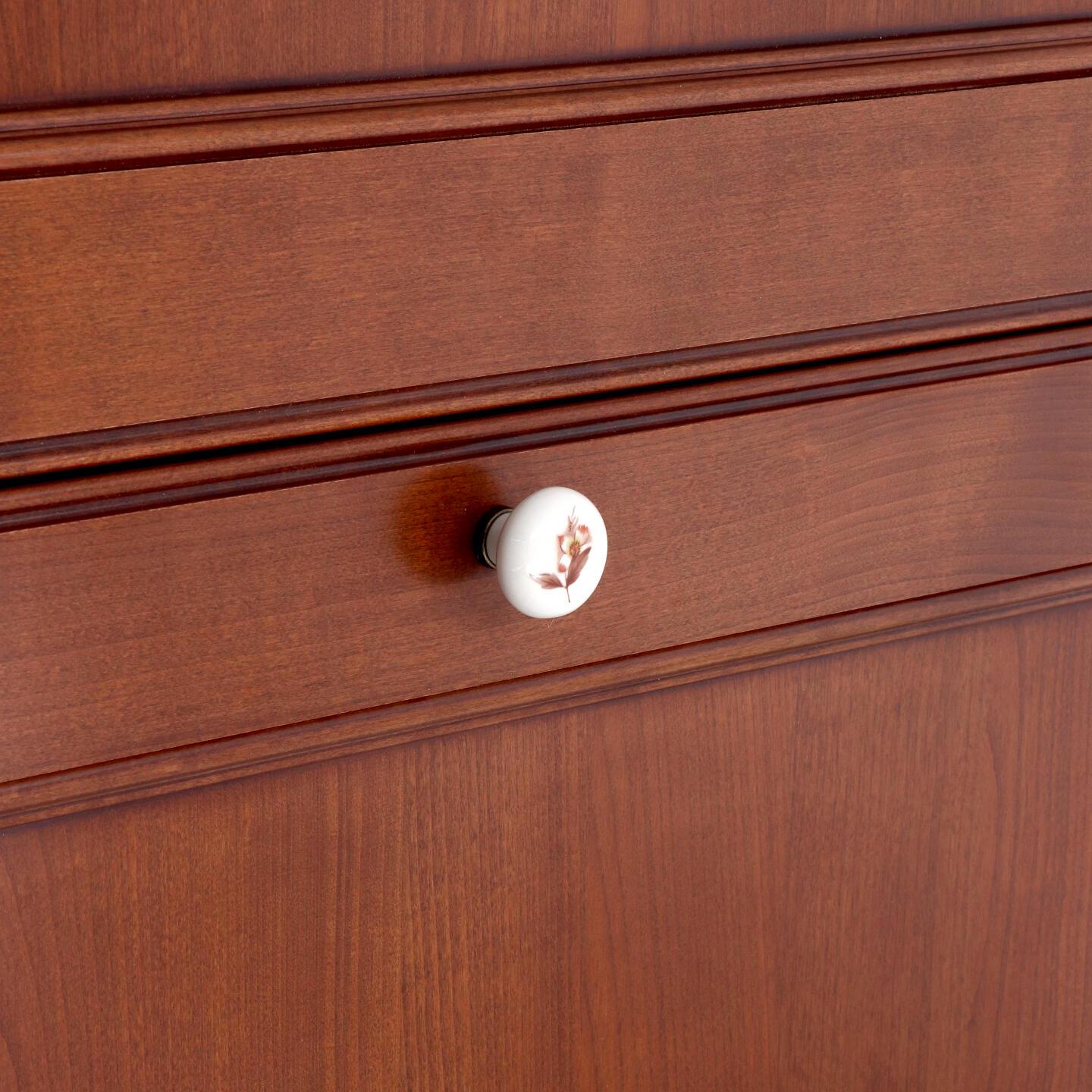 Pomolo per mobili - Antica Firenze - Lega di Zinco / Porcellana - Stile Classico - 0x30x0mm - immagine 5