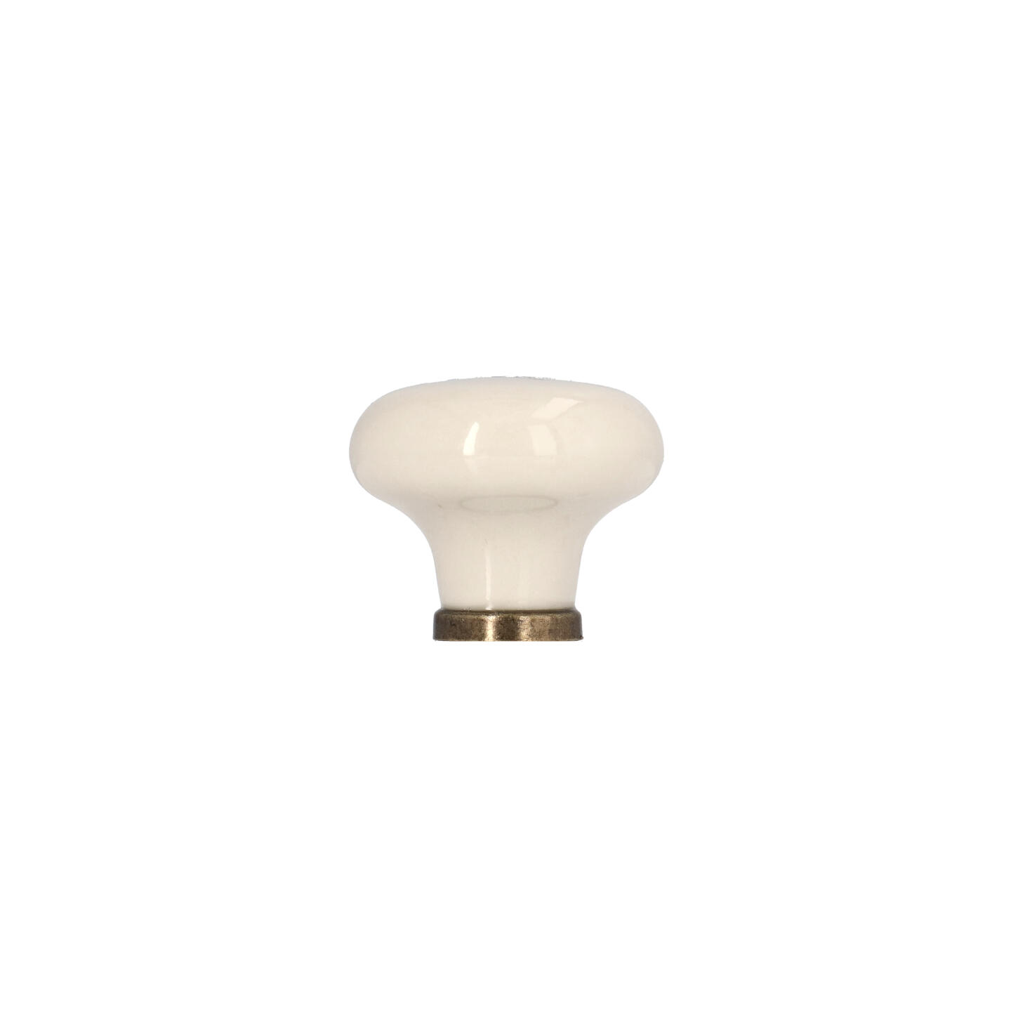 Pomolo per mobili - Antica Firenze - Lega di Zinco / Porcellana - Stile Classico - 0x30x0mm - immagine 2