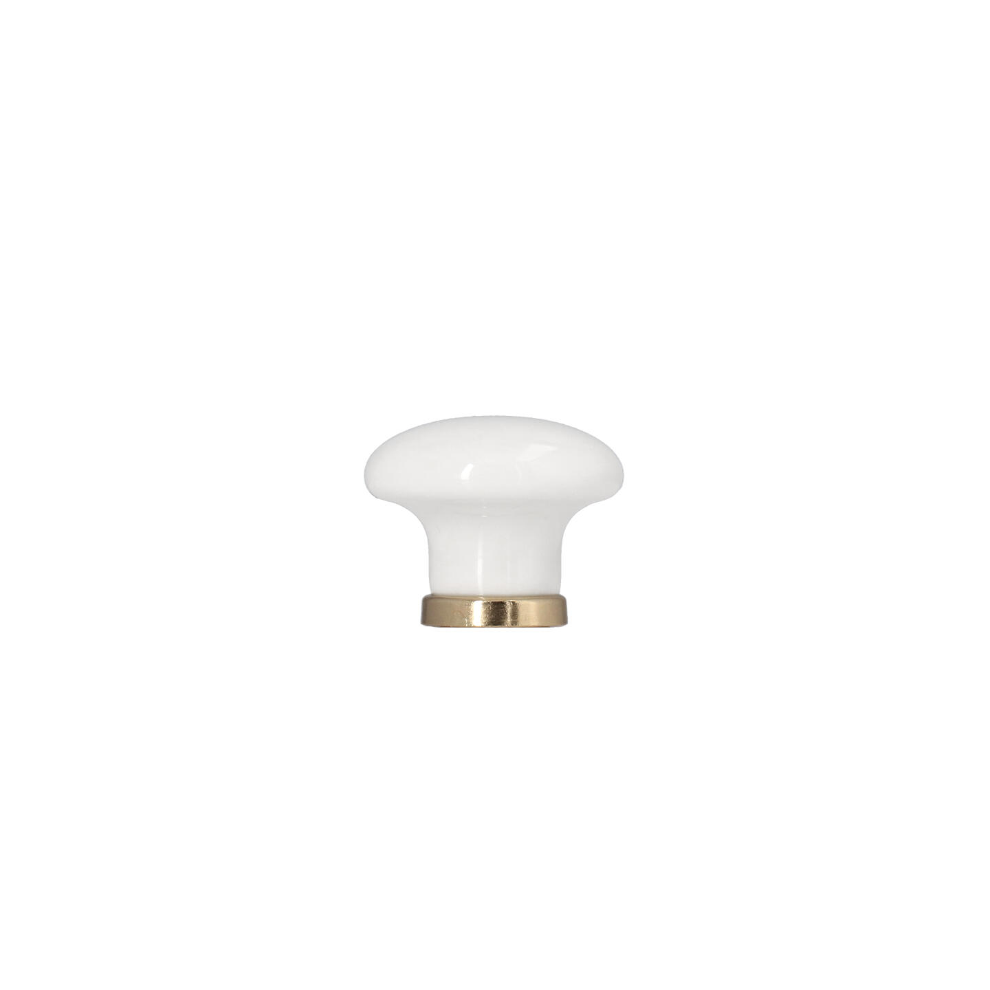 Pomolo per mobili - Placcato oro - Lega di Zinco / Porcellana - Stile Classico - 0x26x0mm - immagine 2