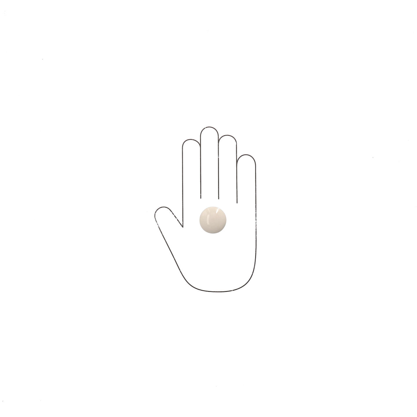 Pomolo per mobili - Antica Firenze - Lega di Zinco / Porcellana - Stile Classico - 0x26x0mm - immagine 4