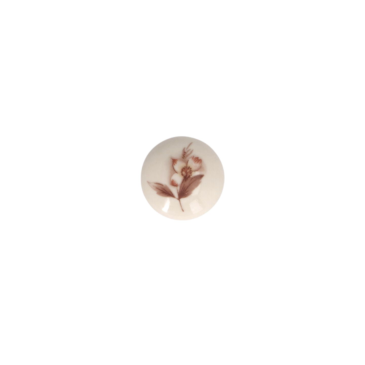 Pomolo per mobili - Antica Firenze - Lega di Zinco / Porcellana - Stile Classico - 0x26x0mm - immagine 3