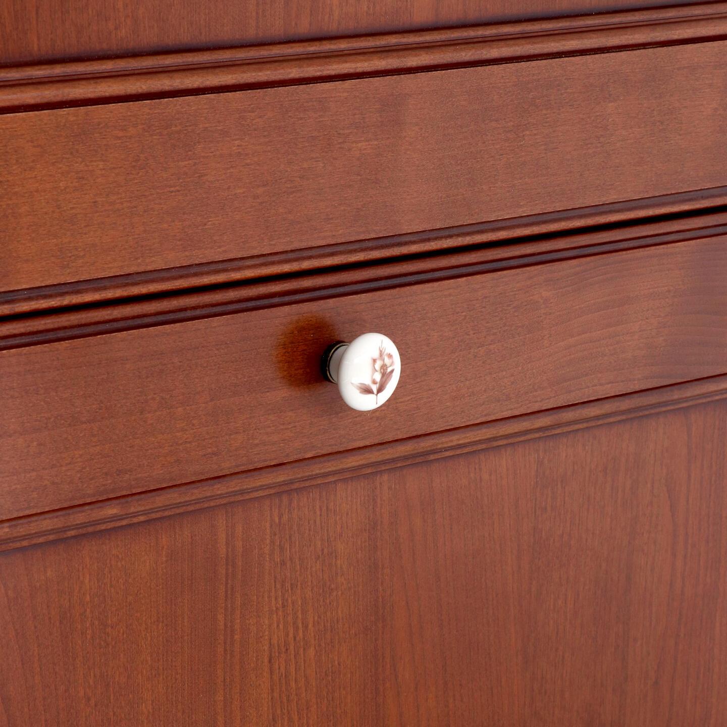Pomolo per mobili - Antica Firenze - Lega di Zinco / Porcellana - Stile Classico - 0x26x0mm - immagine 5