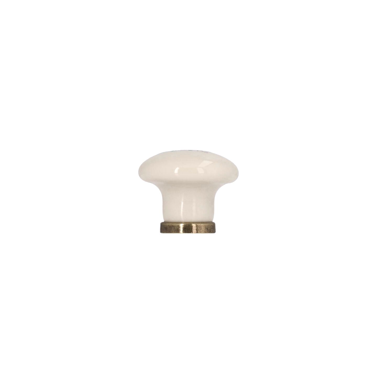 Pomolo per mobili - Antica Firenze - Lega di Zinco / Porcellana - Stile Classico - 0x26x0mm - immagine 2