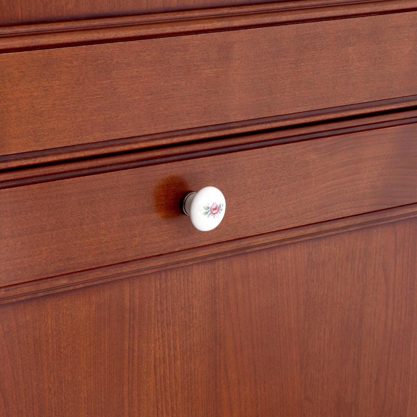 Pomolo per mobili - Antica Firenze - Lega di Zinco / Porcellana - Stile Classico - 0x26x0mm - immagine 5