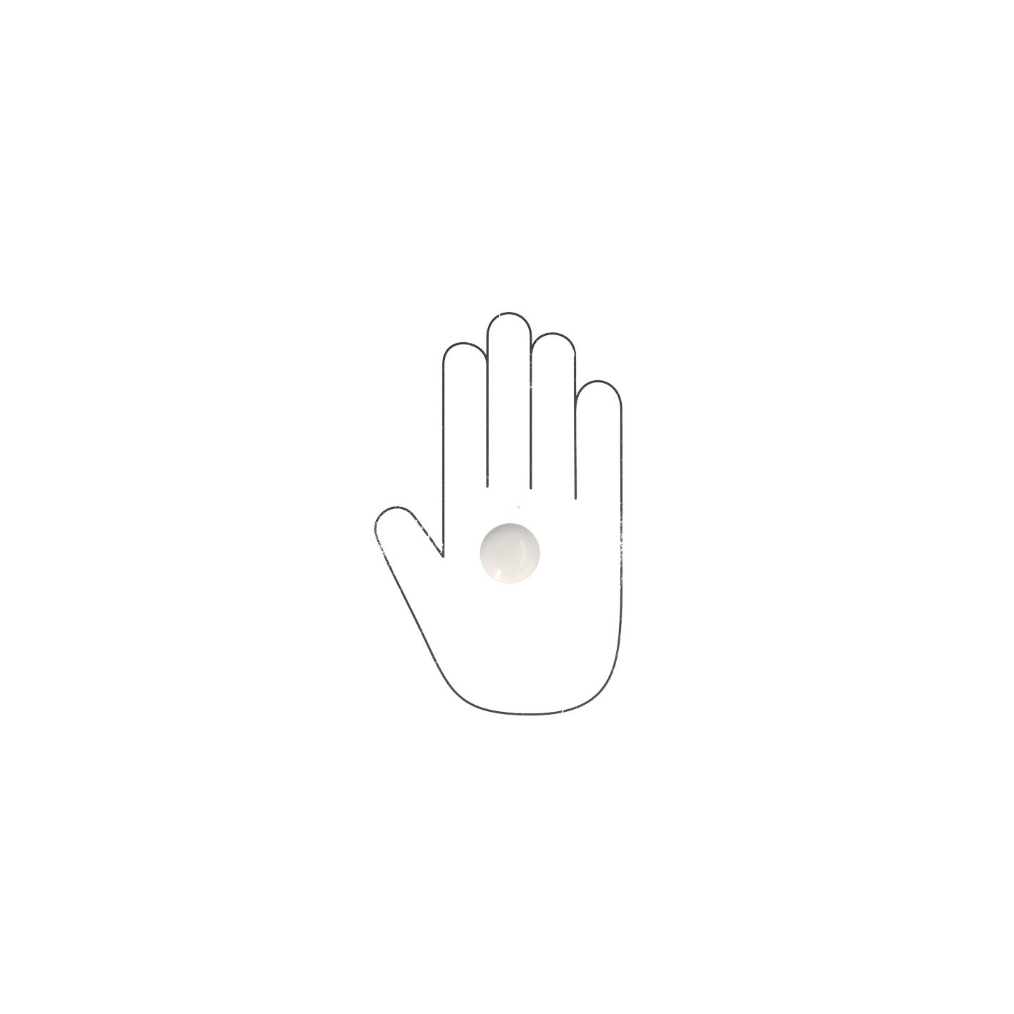 Pomolo per mobili - Placcato oro - Lega di Zinco / Porcellana - Stile Classico - 0x27x0mm - immagine 4
