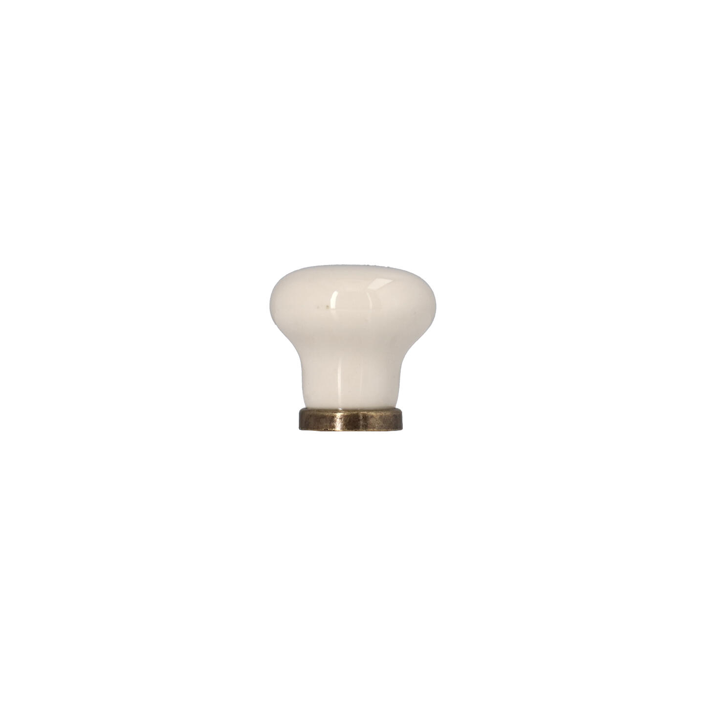 Pomolo per mobili - Antica Firenze - Lega di Zinco / Porcellana - Stile Classico - 0x27x0mm - immagine 2