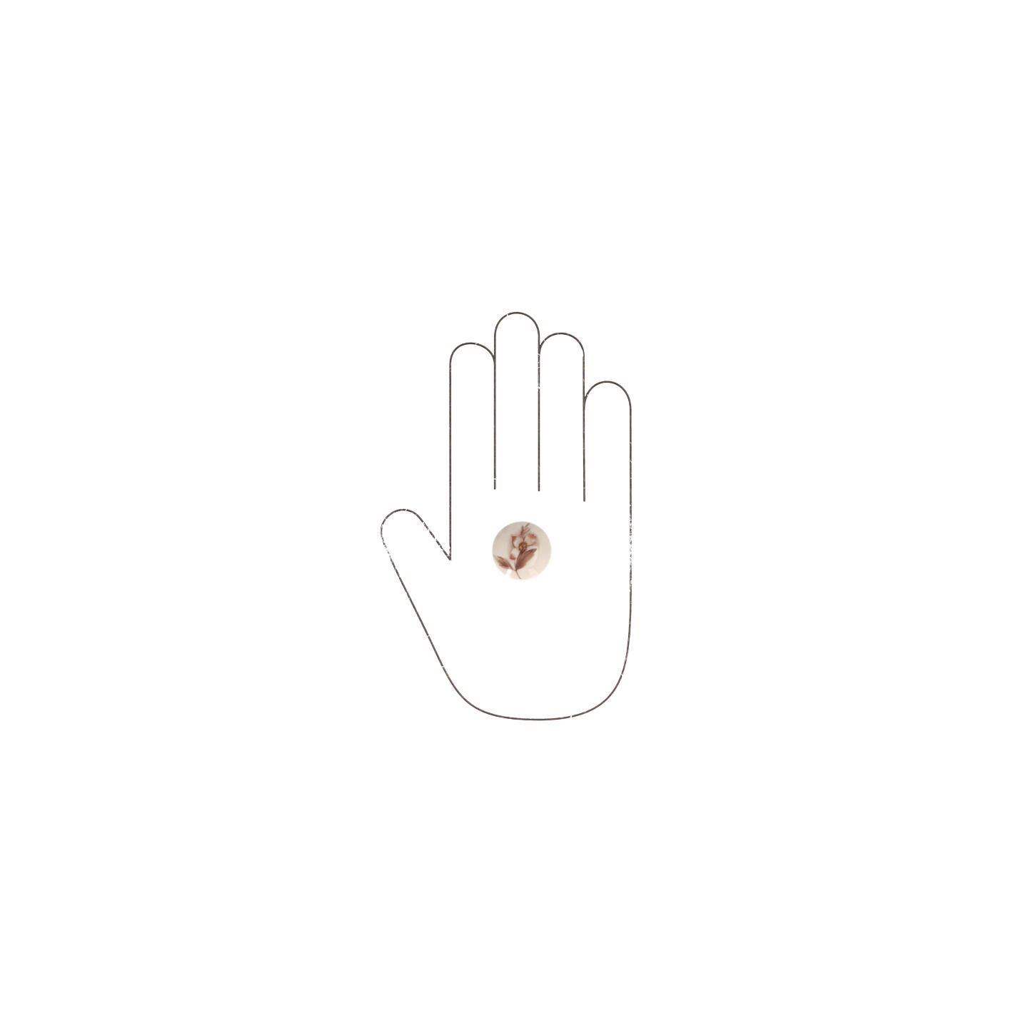 Pomolo per mobili - Antica Firenze - Lega di Zinco / Porcellana - Stile Classico - 0x27x0mm - immagine 4