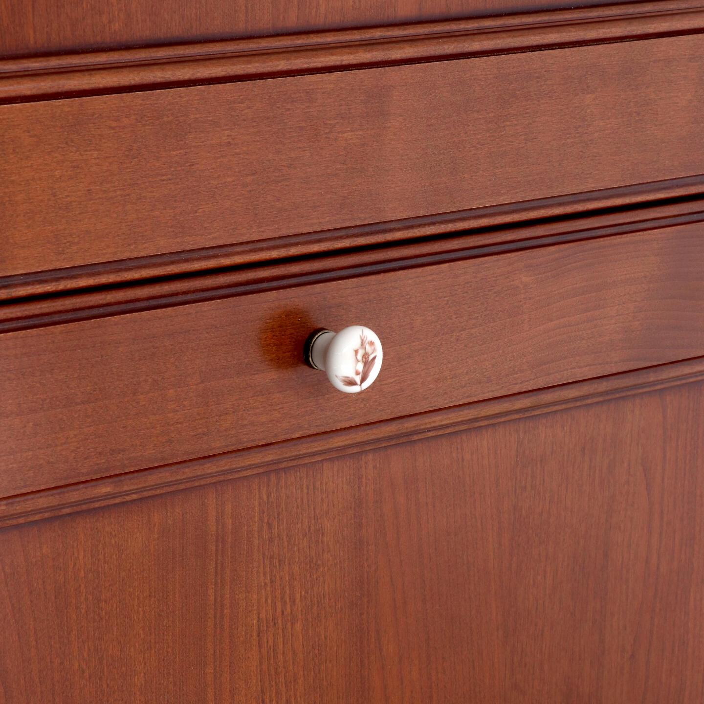 Pomolo per mobili - Antica Firenze - Lega di Zinco / Porcellana - Stile Classico - 0x27x0mm - immagine 5