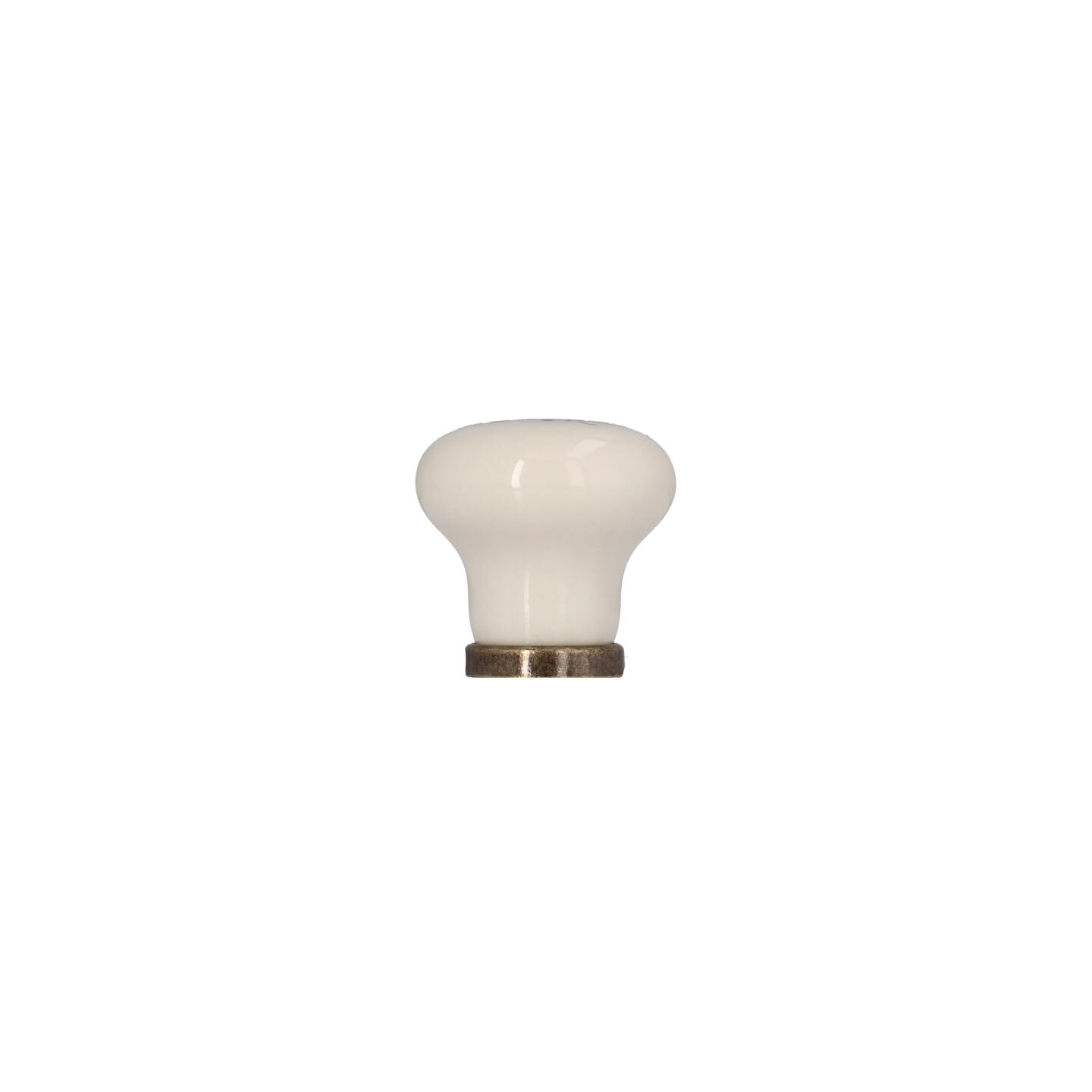Pomolo per mobili - Antica Firenze - Lega di Zinco / Porcellana - Stile Classico - 0x27x0mm - immagine 2