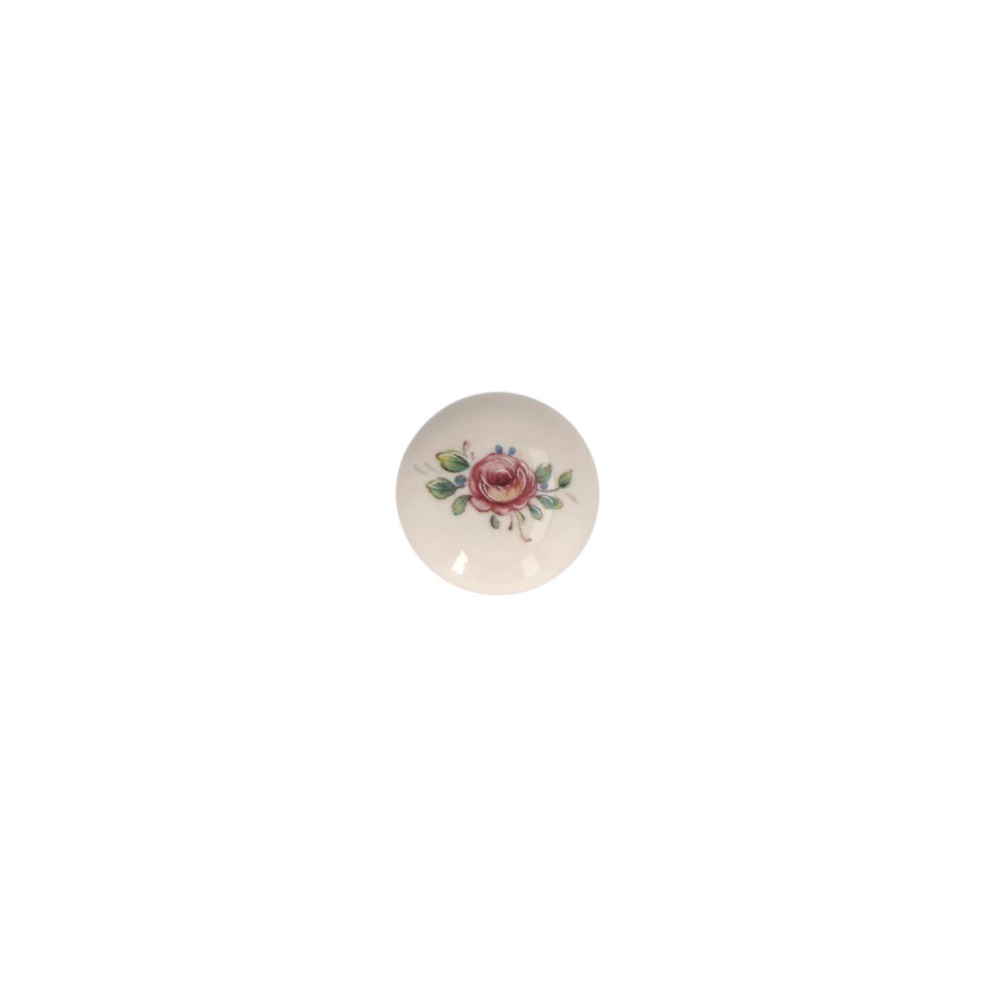 Pomolo per mobili - Antica Firenze - Lega di Zinco / Porcellana - Stile Classico - 0x27x0mm - immagine 3
