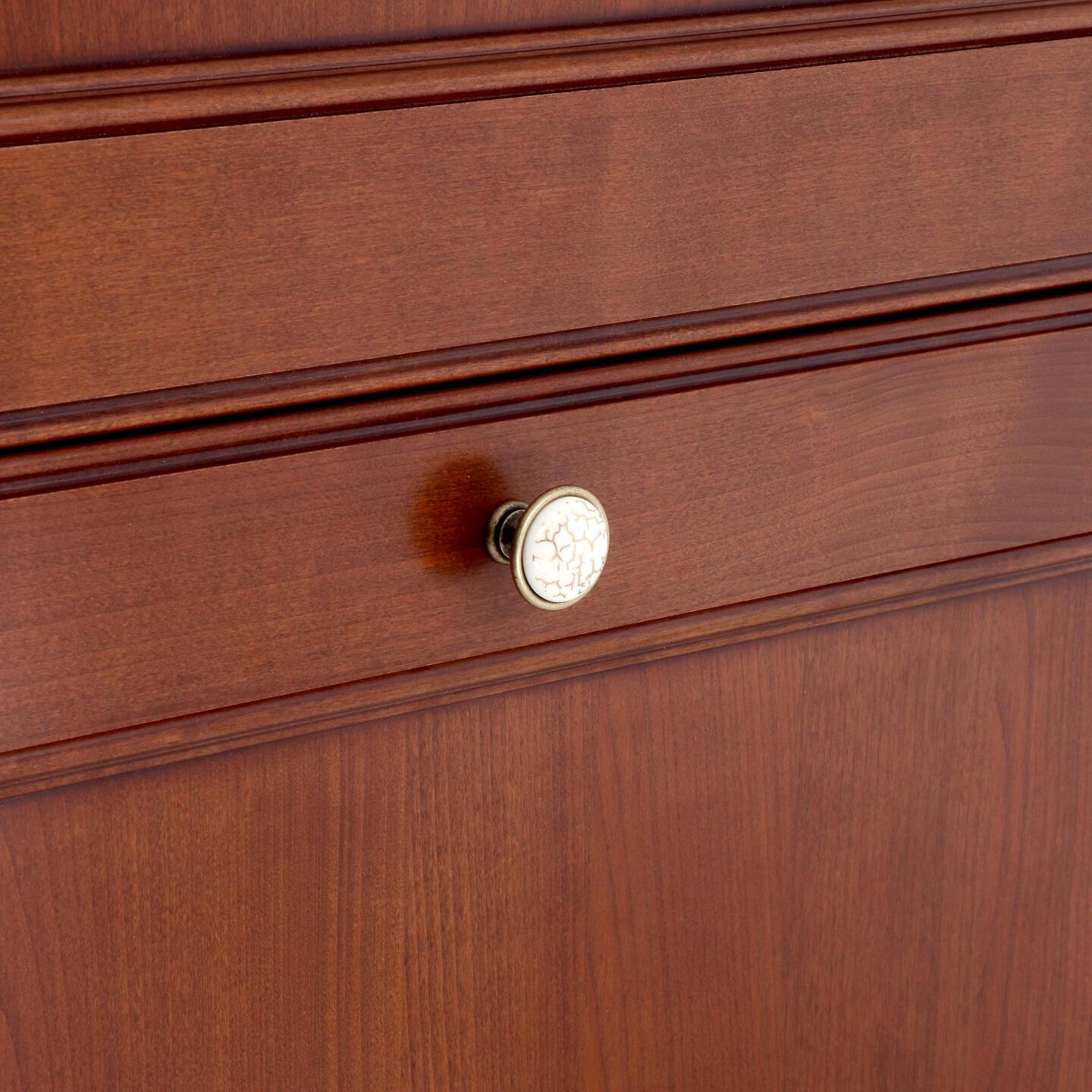 Pomolo per mobili - Antica Firenze - Lega di Zinco / Porcellana - Stile Classico - 0x25x0mm - immagine 5