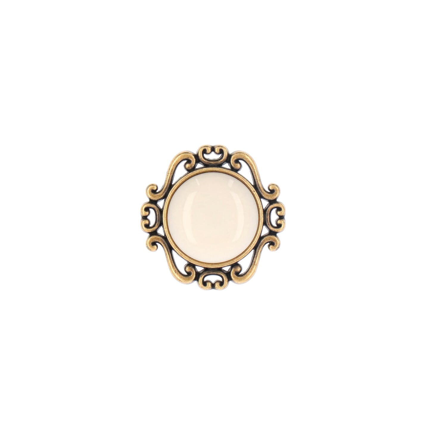 Pomolo per mobili - Antica Firenze - Lega di Zinco / Porcellana - Stile Classico - 46x25x46mm - immagine 3