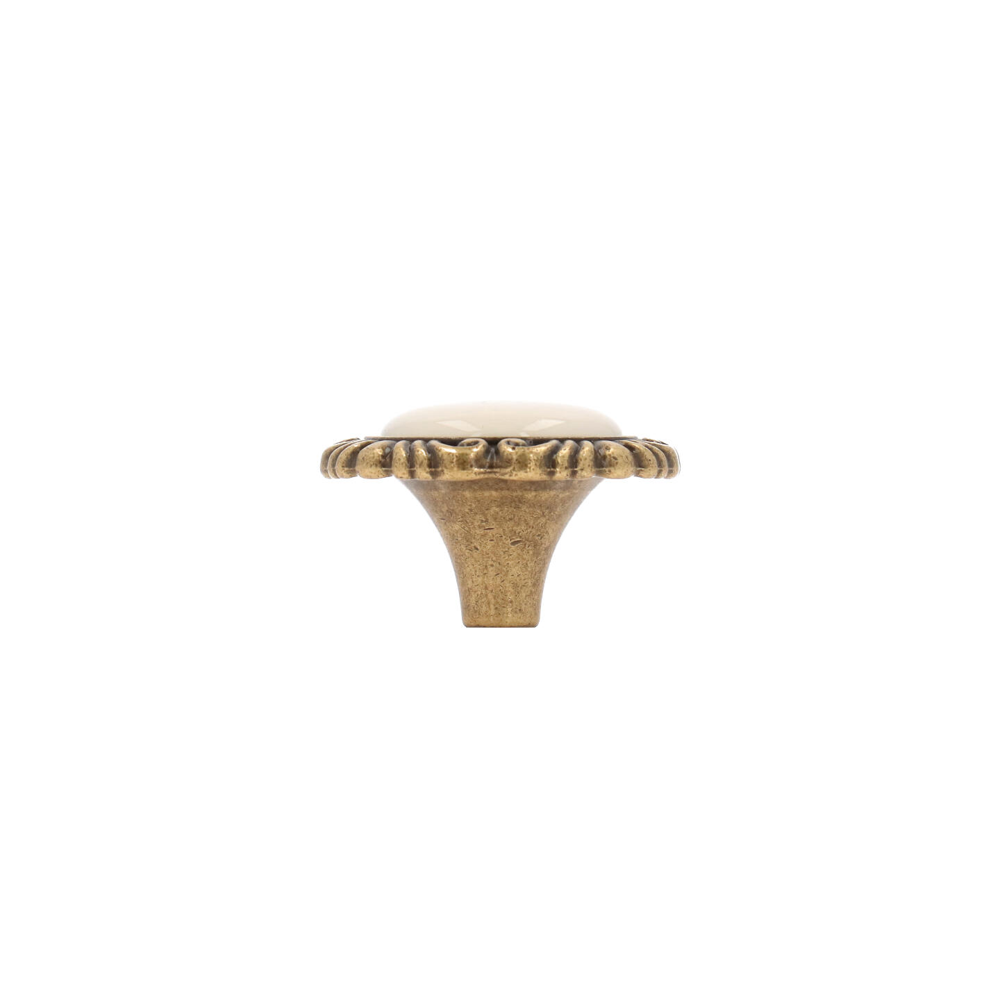 Pomolo per mobili - Antica Firenze - Lega di Zinco / Porcellana - Stile Classico - 0x27x0mm - immagine 2