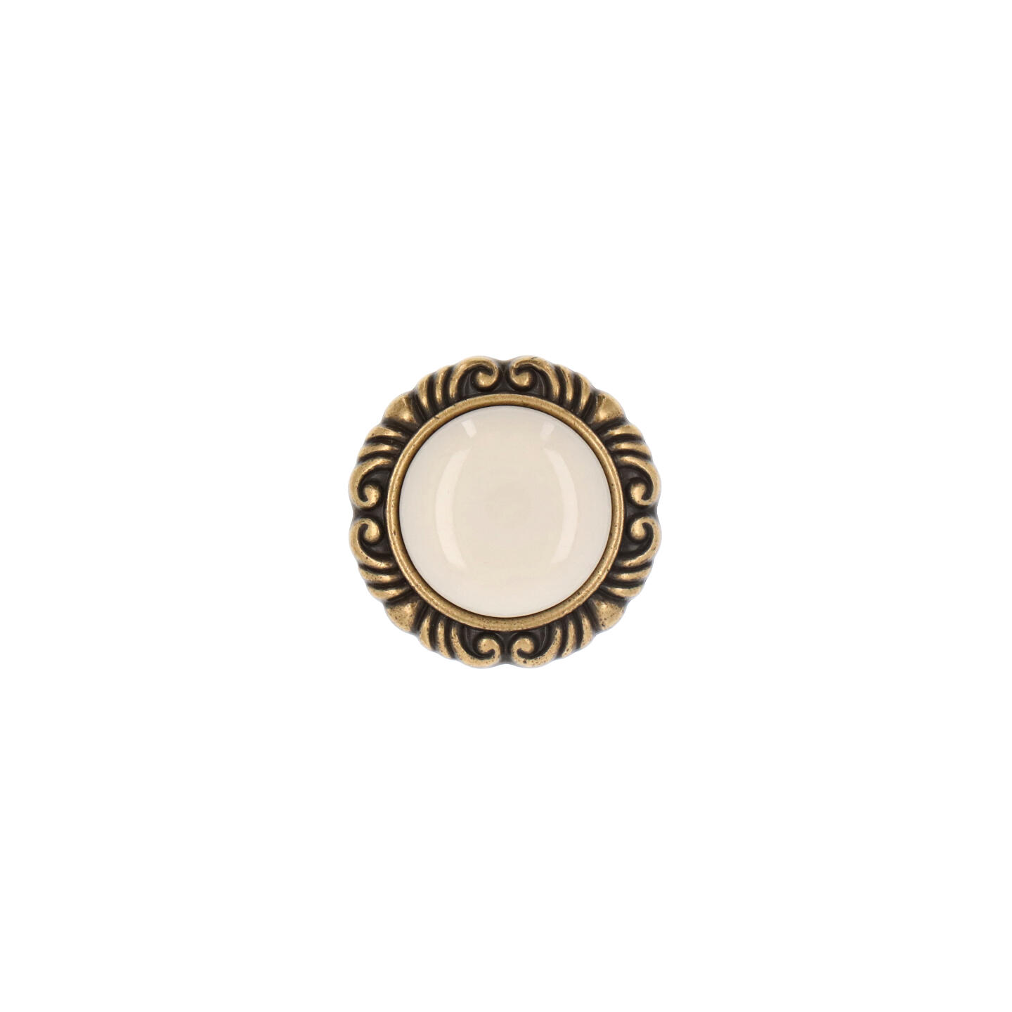 Pomolo per mobili - Antica Firenze - Lega di Zinco / Porcellana - Stile Classico - 0x27x0mm - immagine 3
