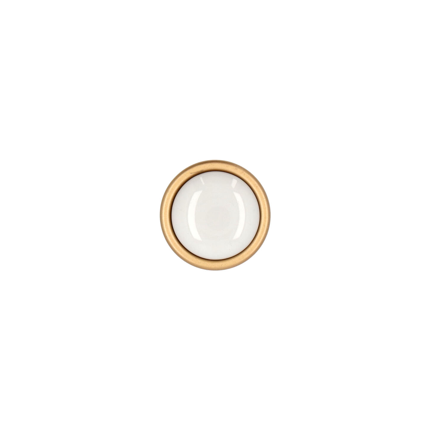 Pomolo per mobili - Alucover ottone - Lega di Zinco / Porcellana - Stile Contemporaneo - 0x26x0mm - immagine 3