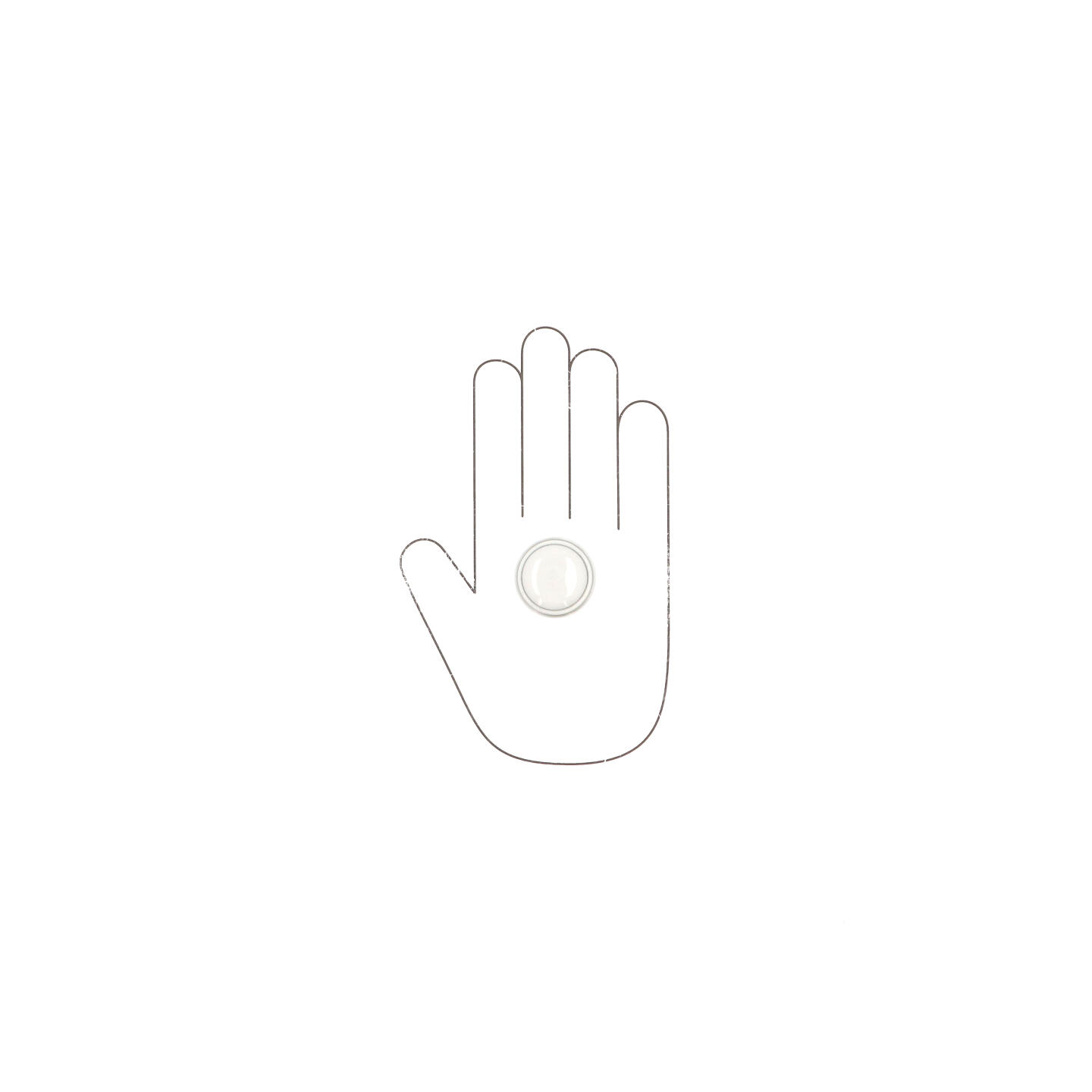 Pomolo per mobili - Royal bianco patina argento - Lega di Zinco / Porcellana - Stile Classico - 0x27x0mm - immagine 4