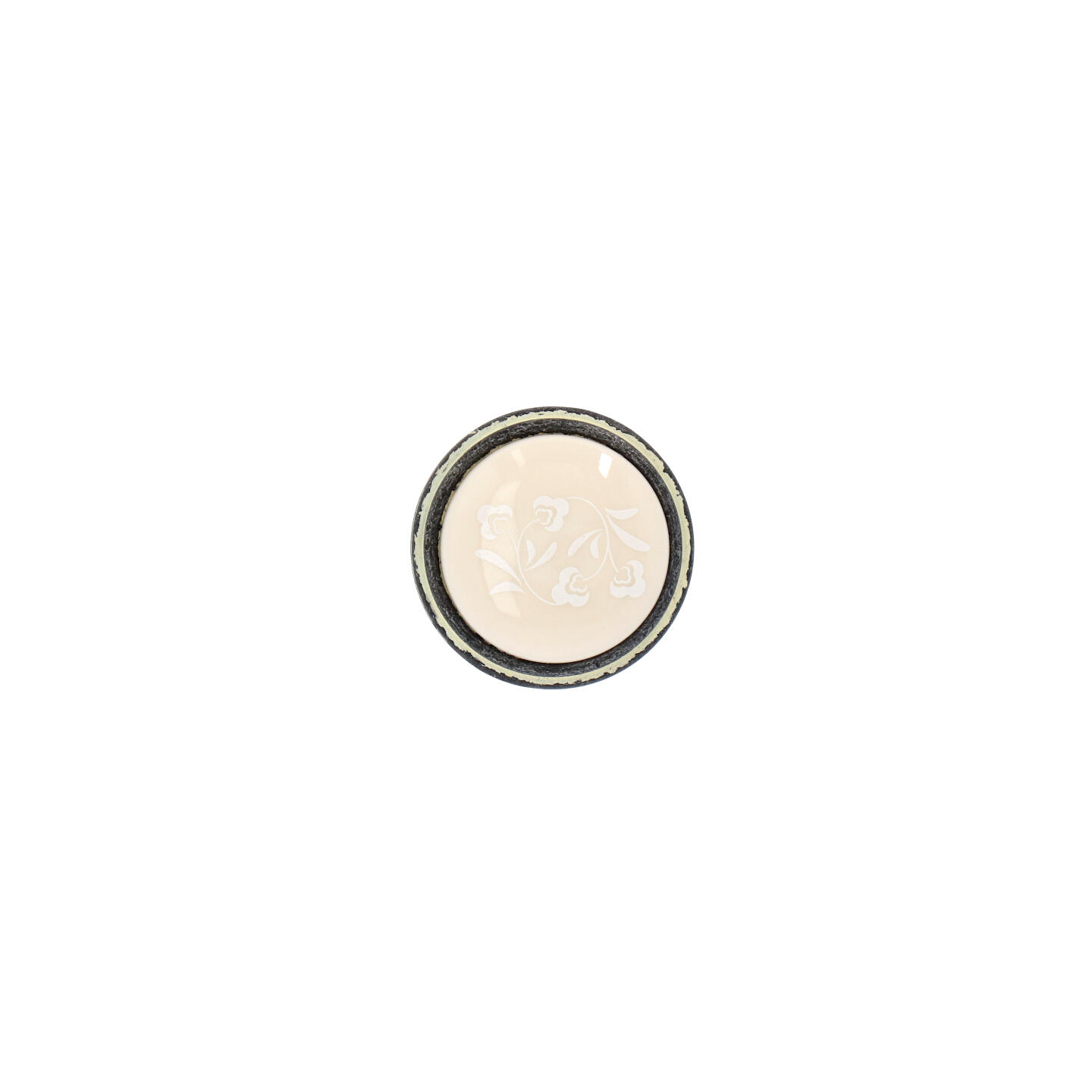Pomolo per mobili - Rustikall avorio - Lega di Zinco / Porcellana - Stile Classico - 0x27x0mm - immagine 3