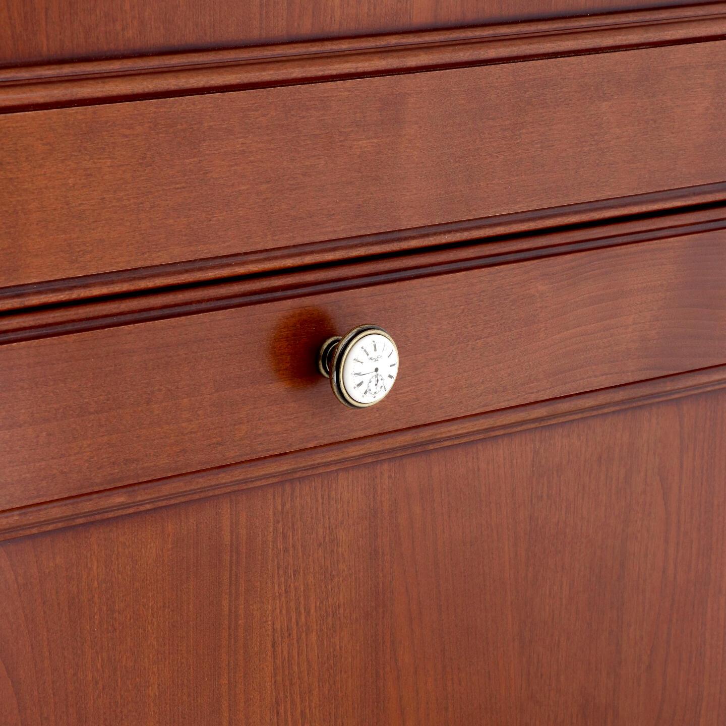 Pomolo per mobili - Antica Firenze - Lega di Zinco / Porcellana - Stile Classico - 0x27x0mm - immagine 5