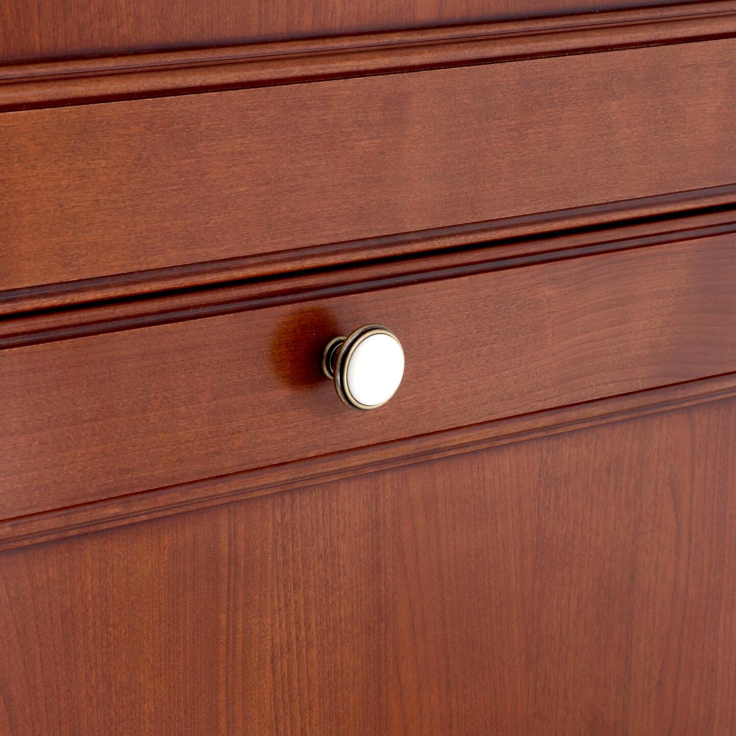Pomolo per mobili - Antica Firenze - Lega di Zinco / Porcellana - Stile Classico - 0x27x0mm - immagine 5