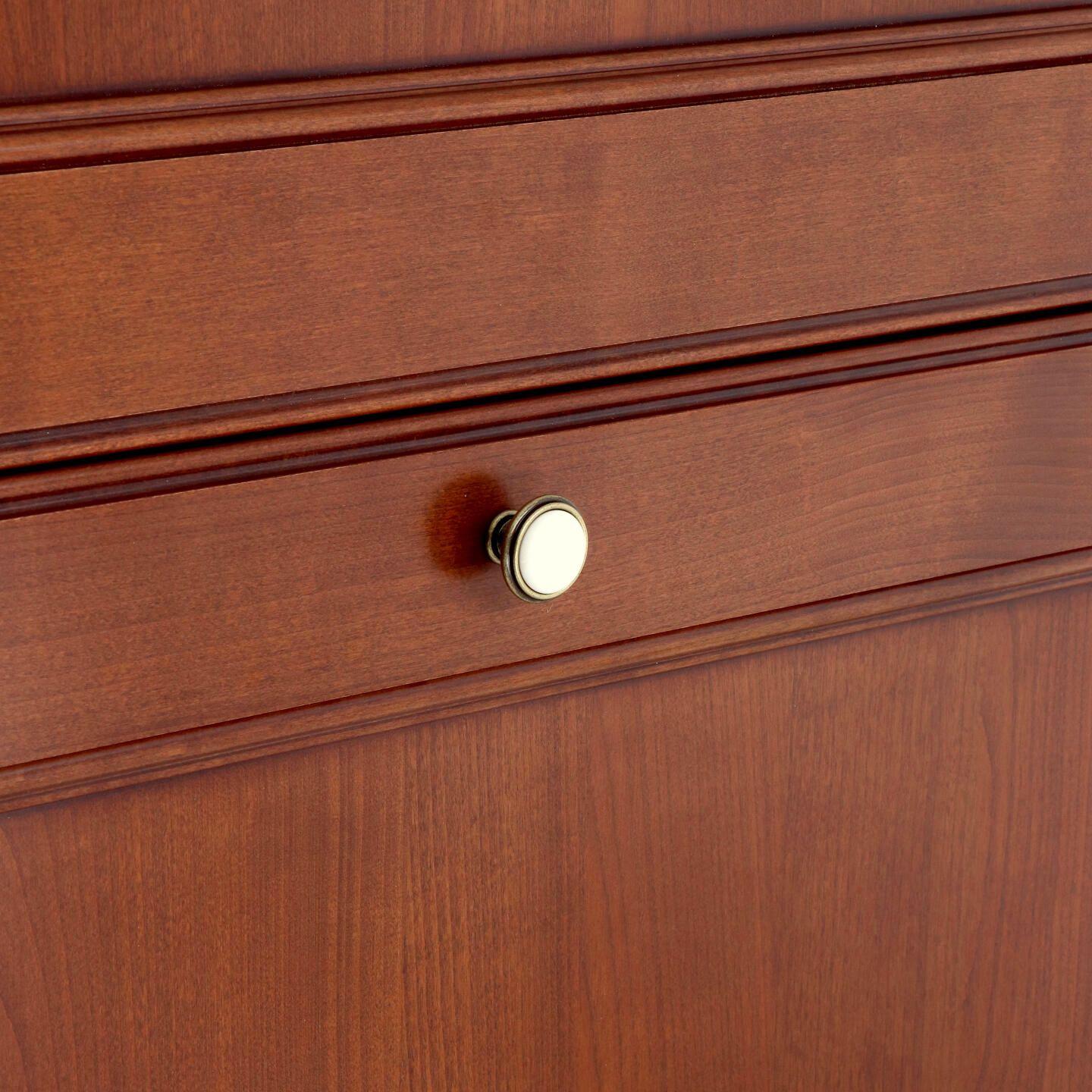 Pomolo per mobili - Antica Firenze - Lega di Zinco / Porcellana - Stile Classico - 0x24x0mm - immagine 5
