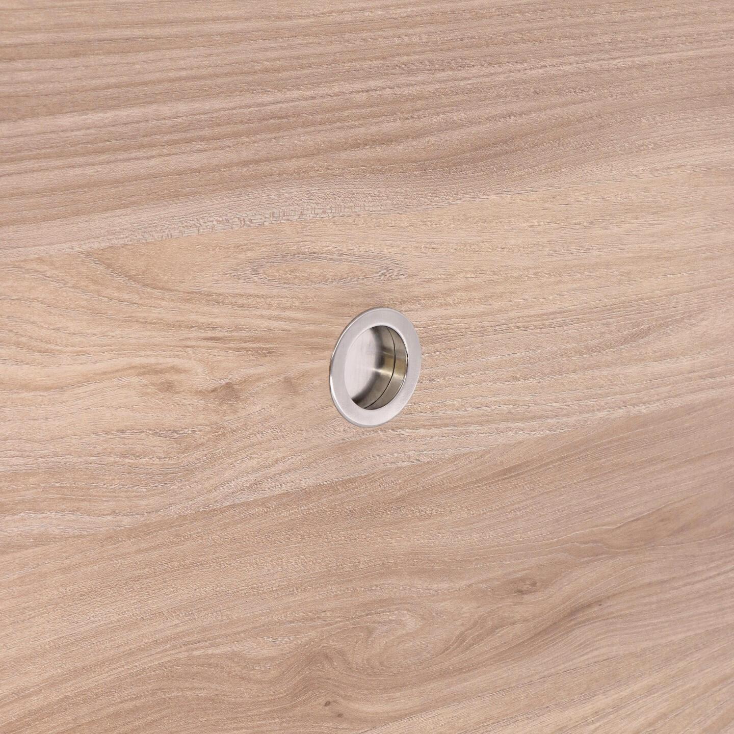 Maniglia ad incasso - Nichel satinato - Lega di Zinco - Stile Contemporaneo - 0x10x0mm - immagine 5