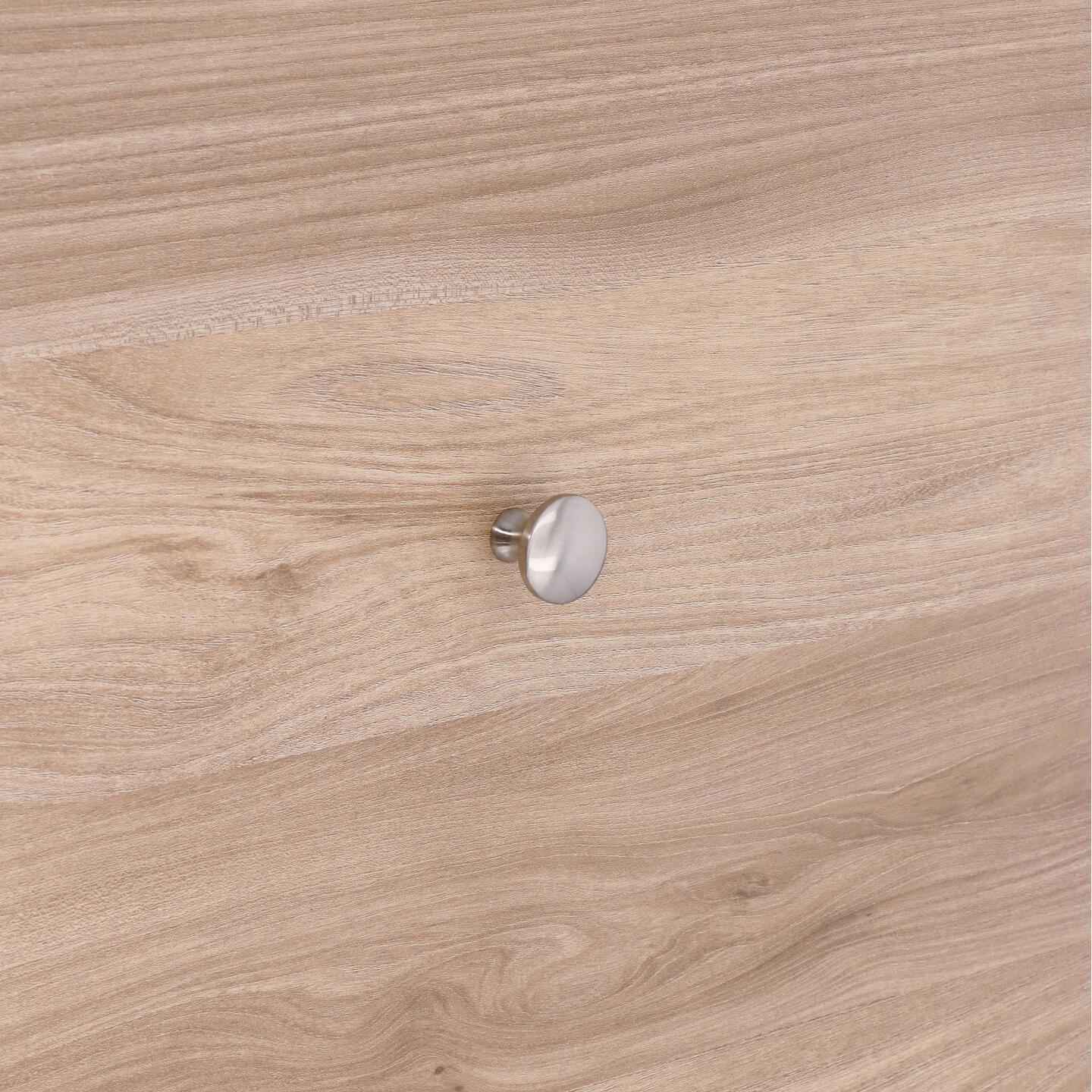 Pomolo per mobili - Nichel satinato - Lega di Zinco - Stile Contemporaneo - 0x24x0mm - immagine 5