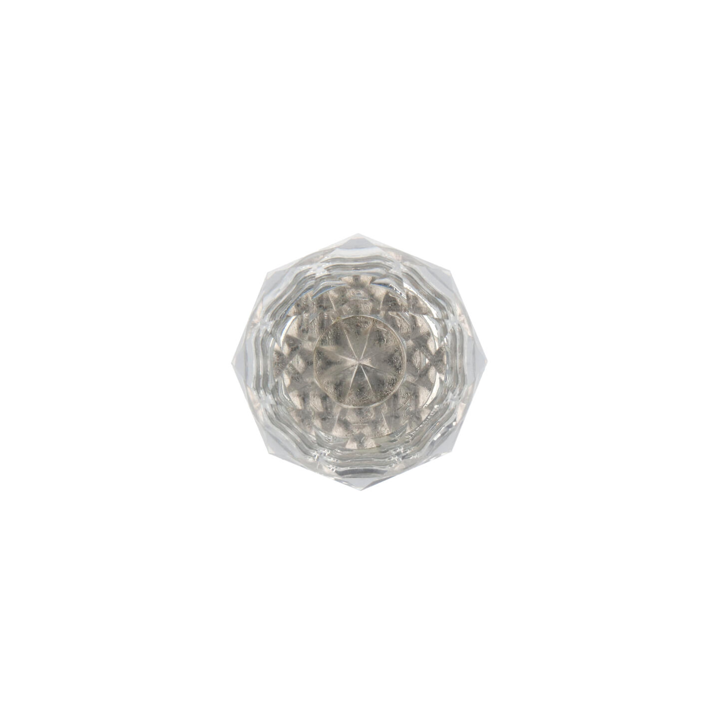 Pomolo per mobili - Cromo lucido - Lega di Zinco / Cristalli - Stile Luxury - 45x43x0mm - immagine 3