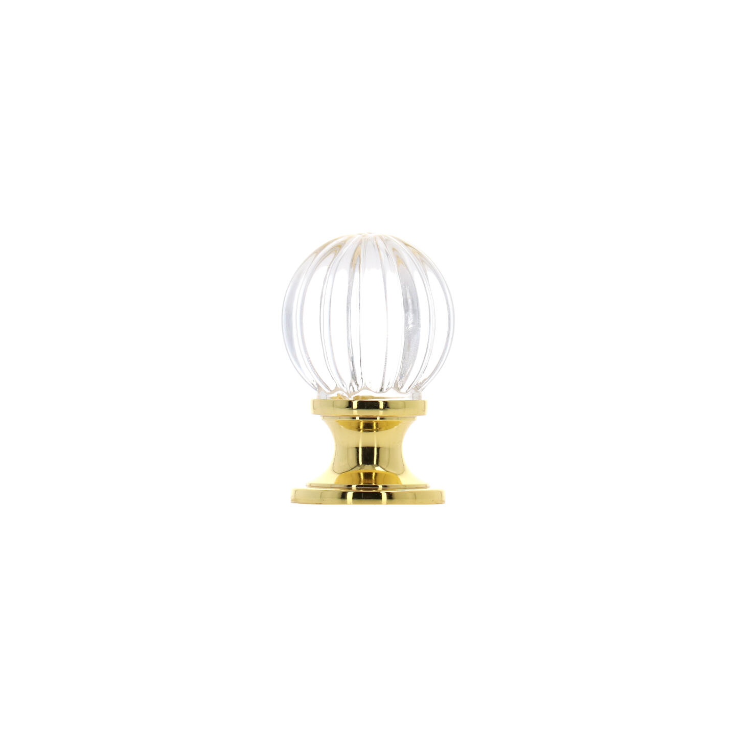Pomolo per mobili - Placcato oro - Lega di Zinco / Cristalli - Stile Luxury - 30x44x0mm - immagine 2