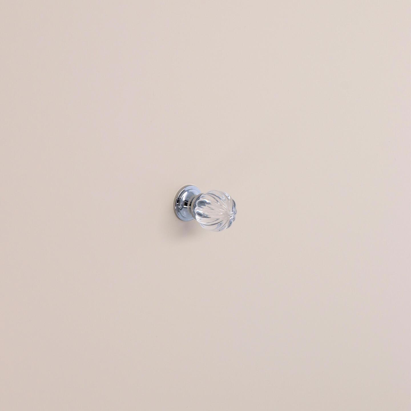 Pomolo per mobili - Cromo lucido - Lega di Zinco / Cristalli - Stile Luxury - 30x44x0mm - immagine 5