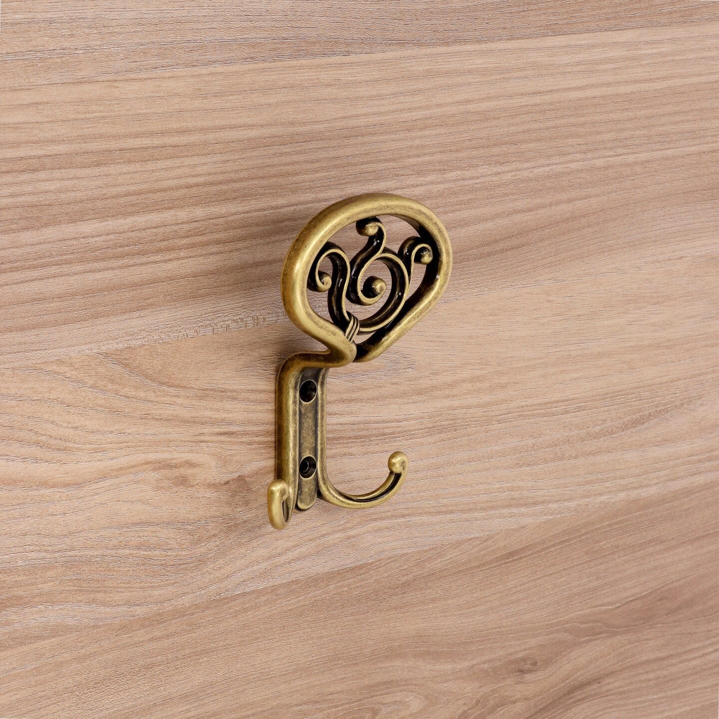 Appendiabiti - Antica Firenze - Lega di Zinco - Stile Classico - 85x138x50mm - immagine 5