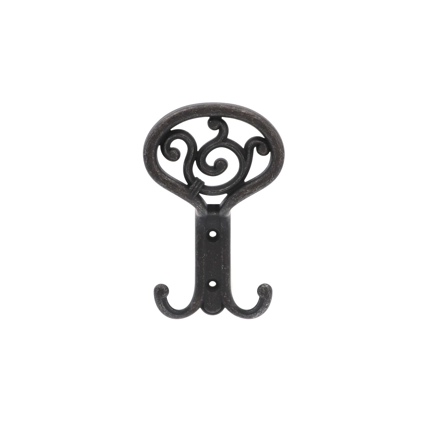 Appendiabiti - Vintage ferro nero - Lega di Zinco - Stile Classico - 85x138x50mm - immagine 3