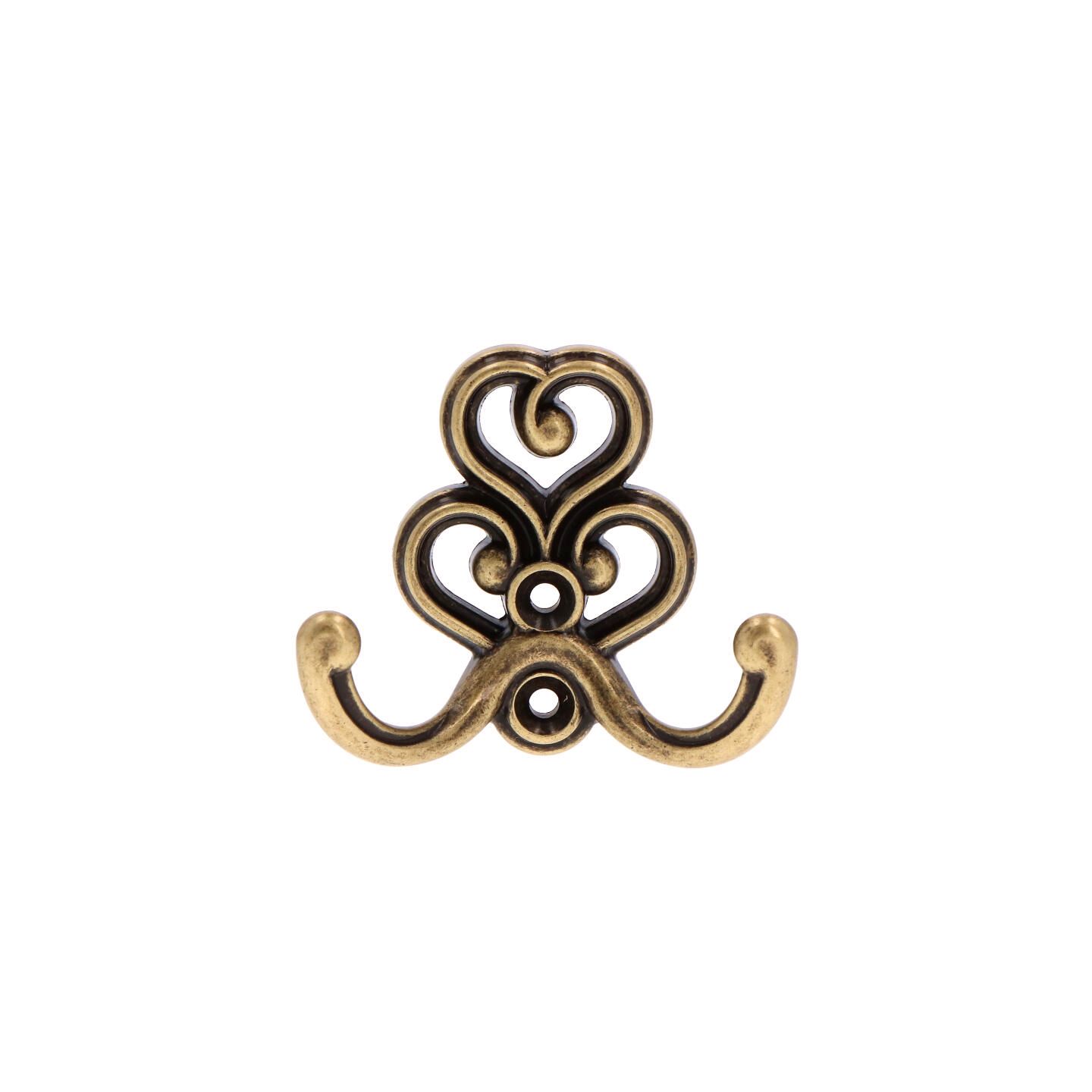 Appendiabiti - Antica Firenze - Lega di Zinco - Stile Classico - 73x62x30mm - immagine 2