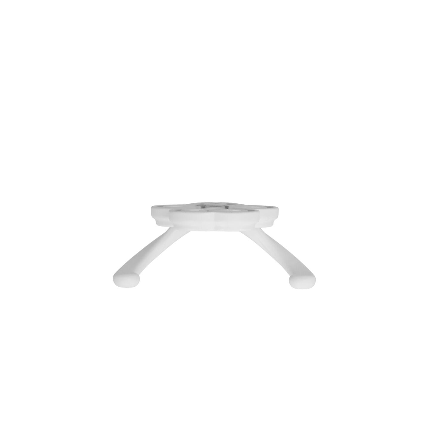 Appendiabiti - Laccato bianco matt - Lega di Zinco - Stile Classico - 73x62x30mm - immagine 3