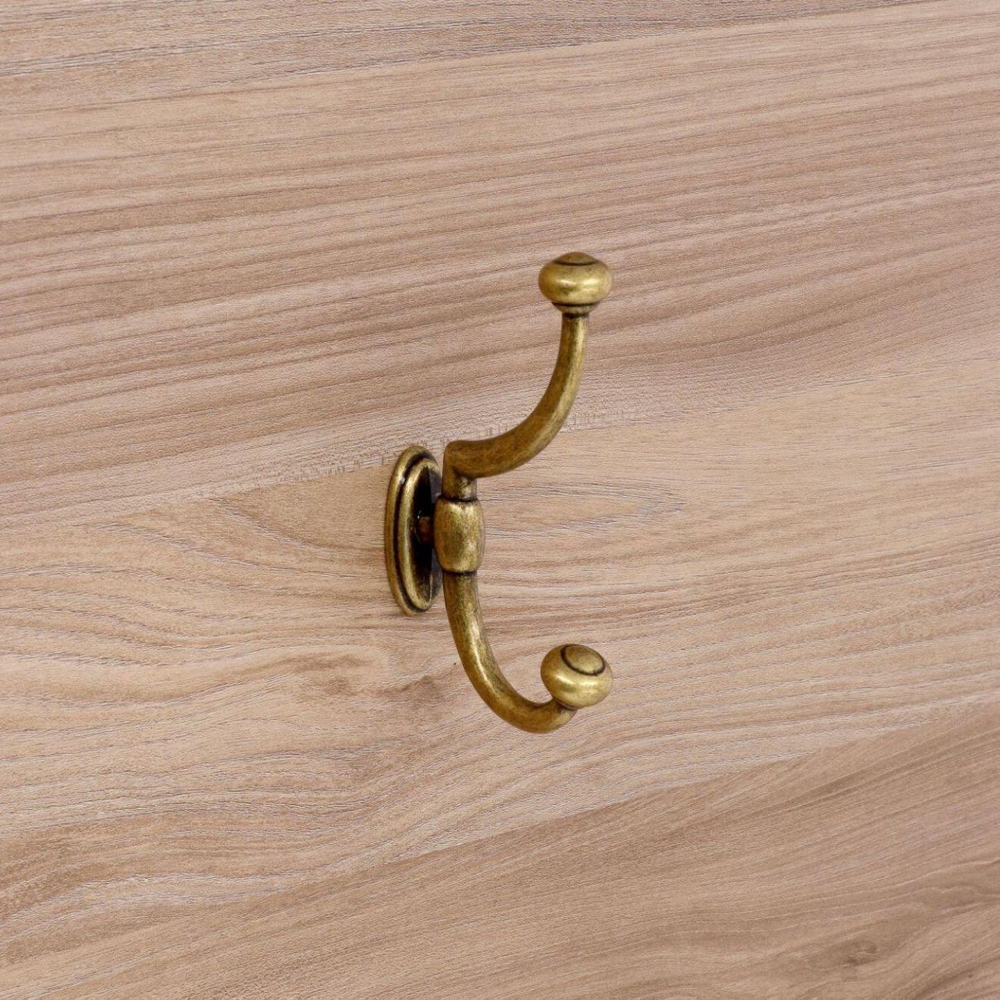 Appendiabiti - Antica Firenze - Lega di Zinco - Stile Classico - 75x130x21mm - immagine 5