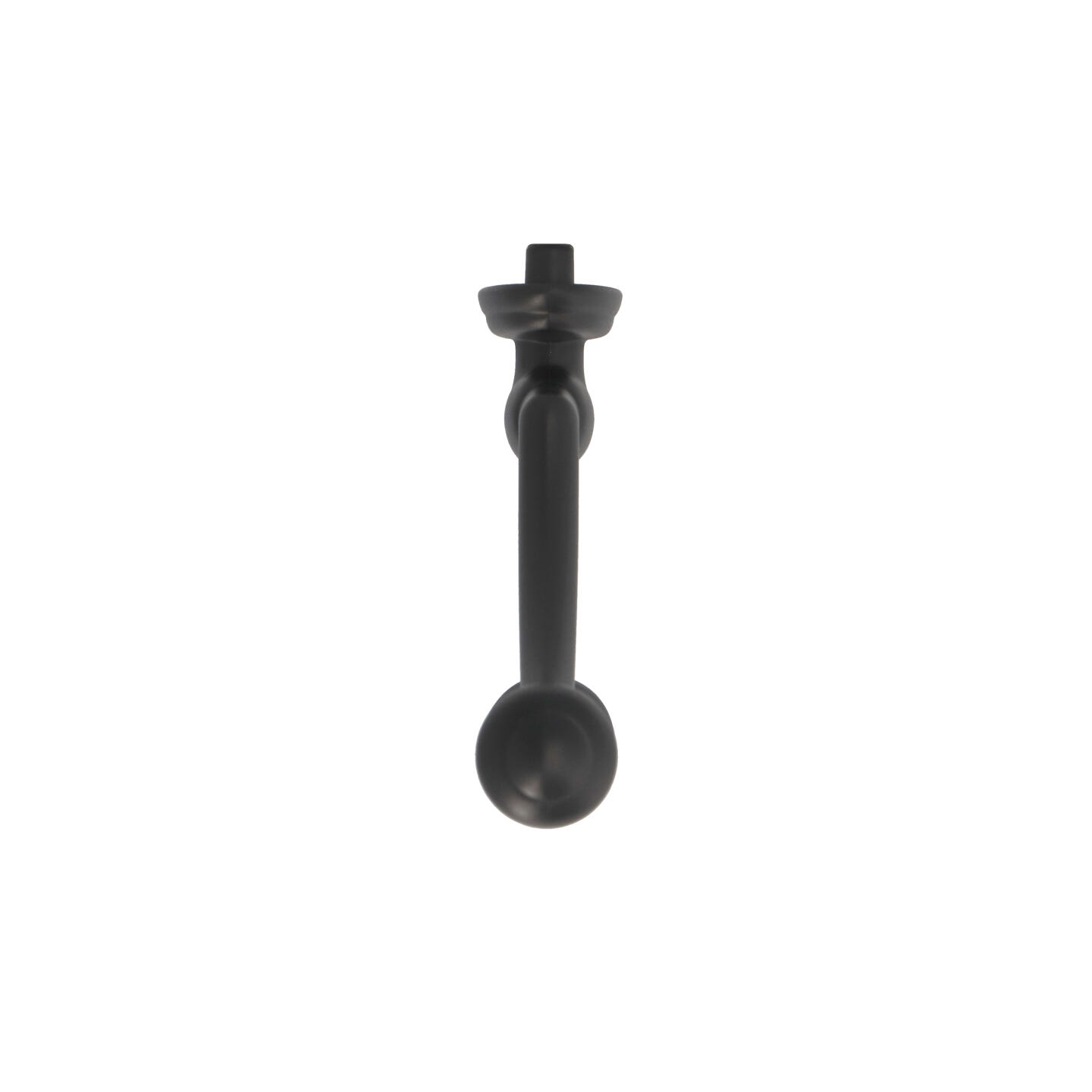 Appendiabiti - Laccato nero matt - Lega di Zinco - Stile Classico - 75x130x21mm - immagine 2