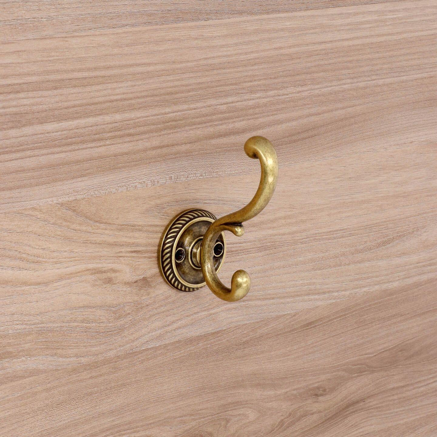 Appendiabiti - Antica Firenze - Lega di Zinco - Stile Classico - 80x115x58mm - immagine 5