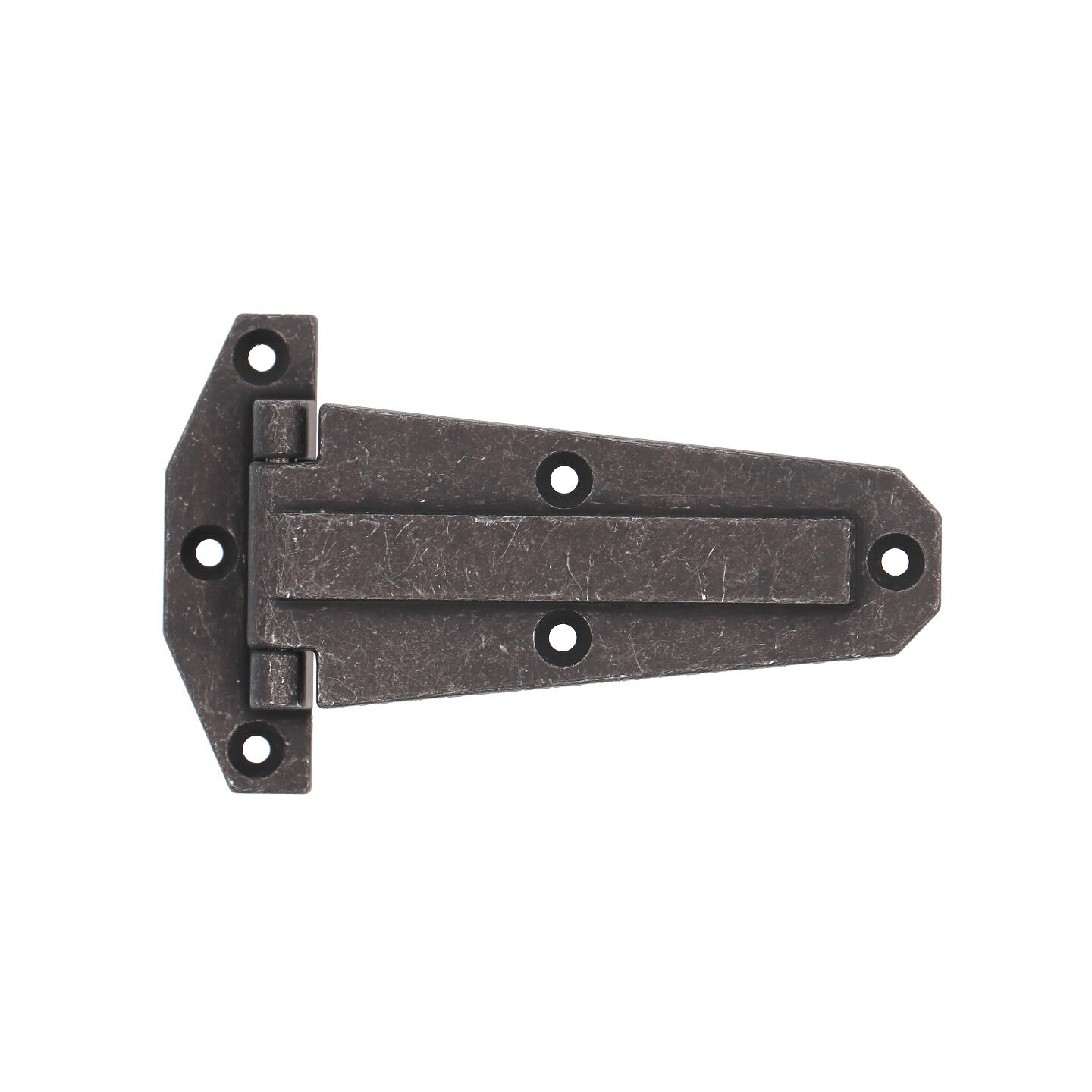 Cerniera decorativa - Vintage ferro nero - Lega di Zinco - Stile Contemporaneo - 124x25x77mm - immagine 3
