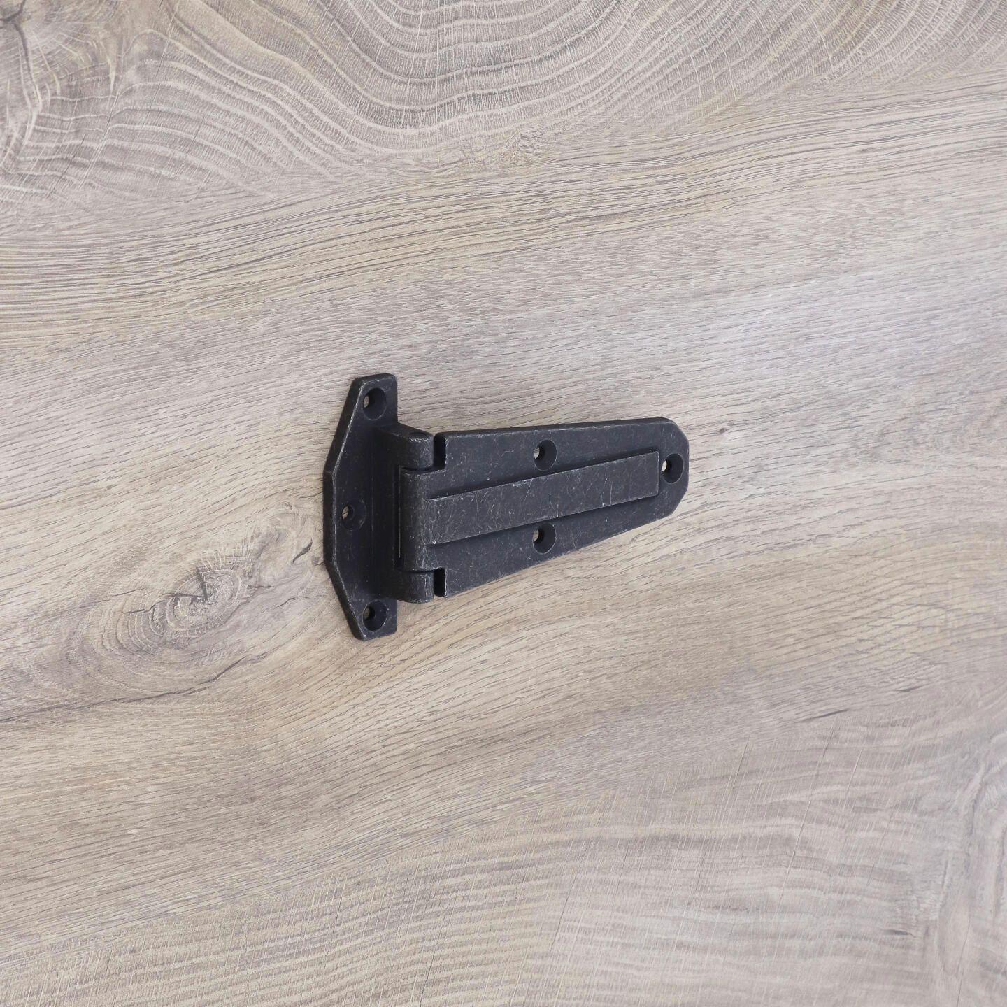 Cerniera decorativa - Vintage ferro nero - Lega di Zinco - Stile Contemporaneo - 124x25x77mm - immagine 5
