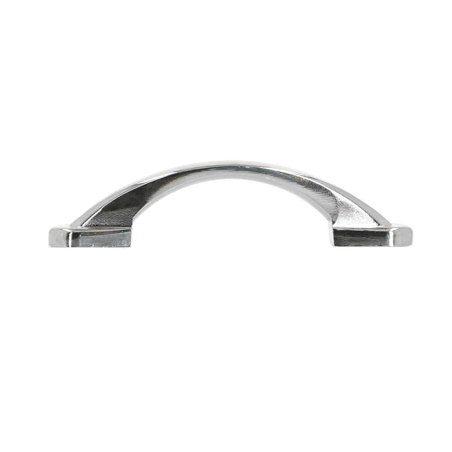 Maniglia per mobili - Cromo lucido - Lega di Zinco - Stile Contemporaneo - 90x21x14mm - immagine 2