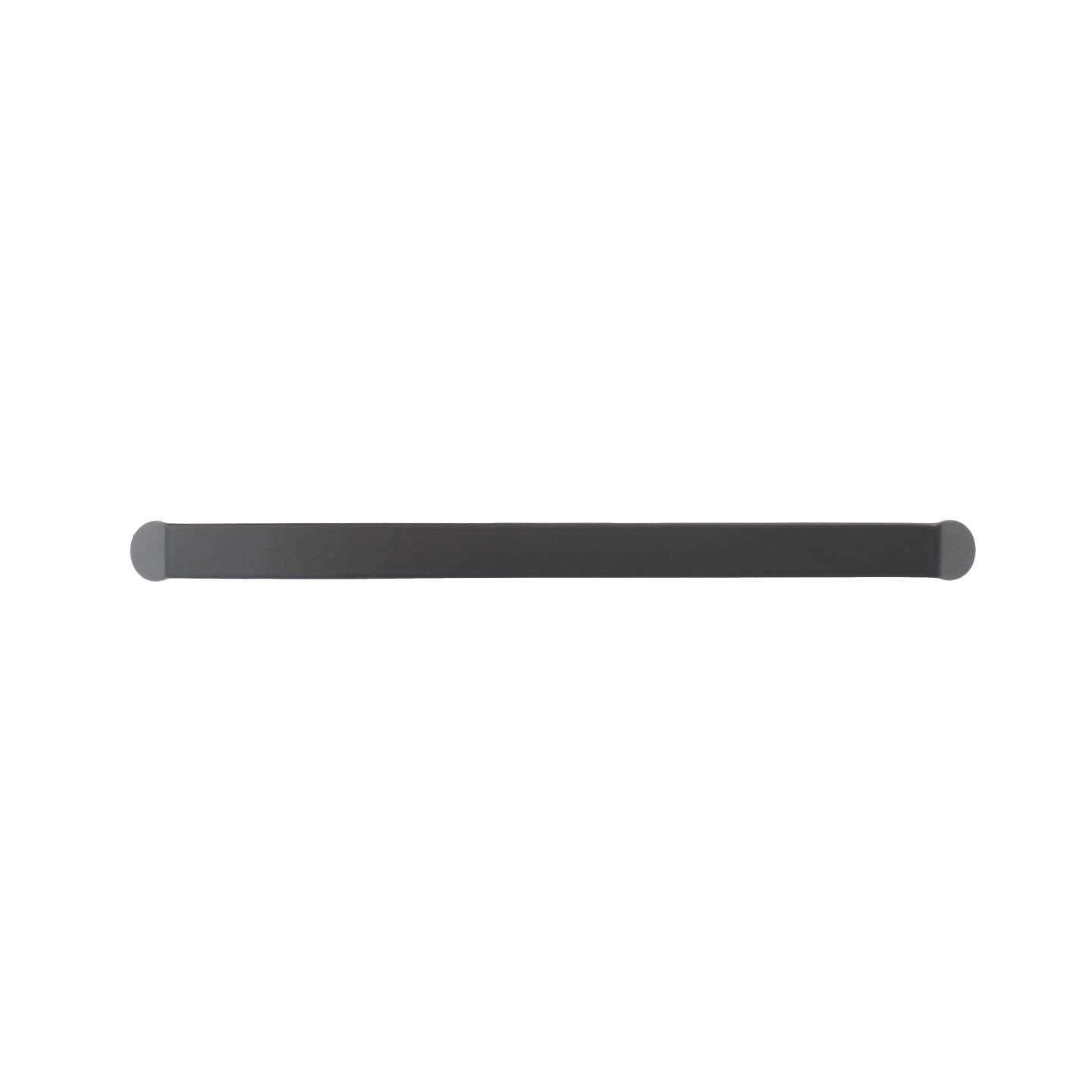 Maniglia per mobili - Laccato nero matt - Lega di Zinco - Stile Contemporaneo - 172x22x12mm - immagine 3