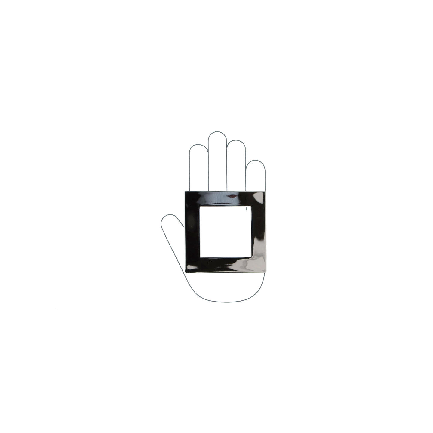 Maniglia per mobili - Cromo lucido - Lega di Zinco - Stile Contemporaneo - 90x18x90mm - immagine 4