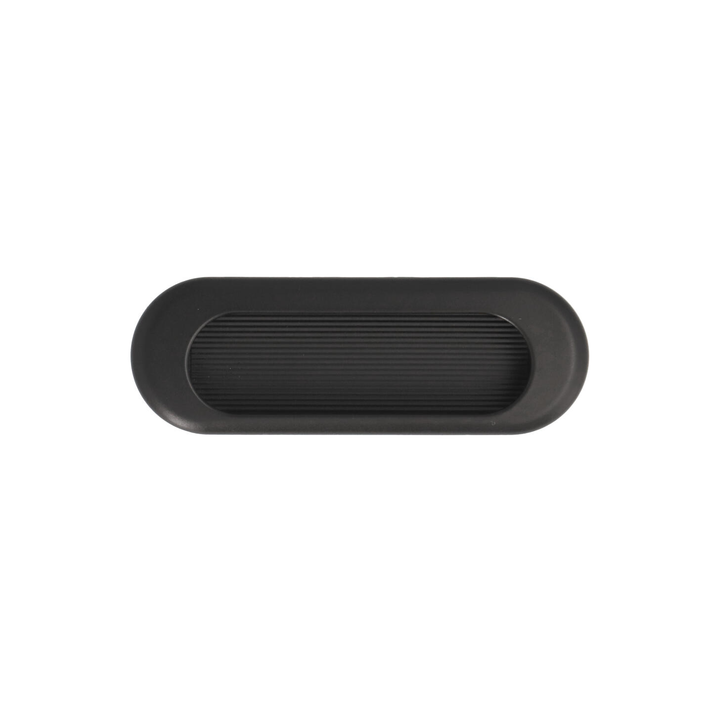 Maniglia ad incasso - Laccato nero matt - Lega di Zinco - Stile Classico - 90x12x31mm - immagine 3