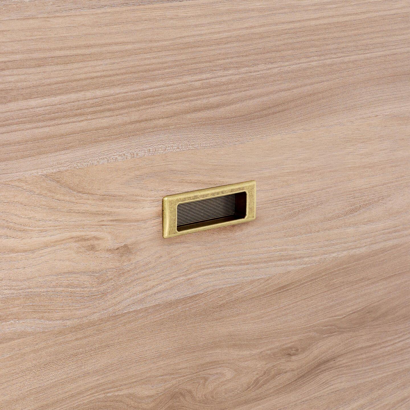 Maniglia ad incasso - Antica Firenze - Lega di Zinco - Stile Classico - 90x12x31mm - immagine 5