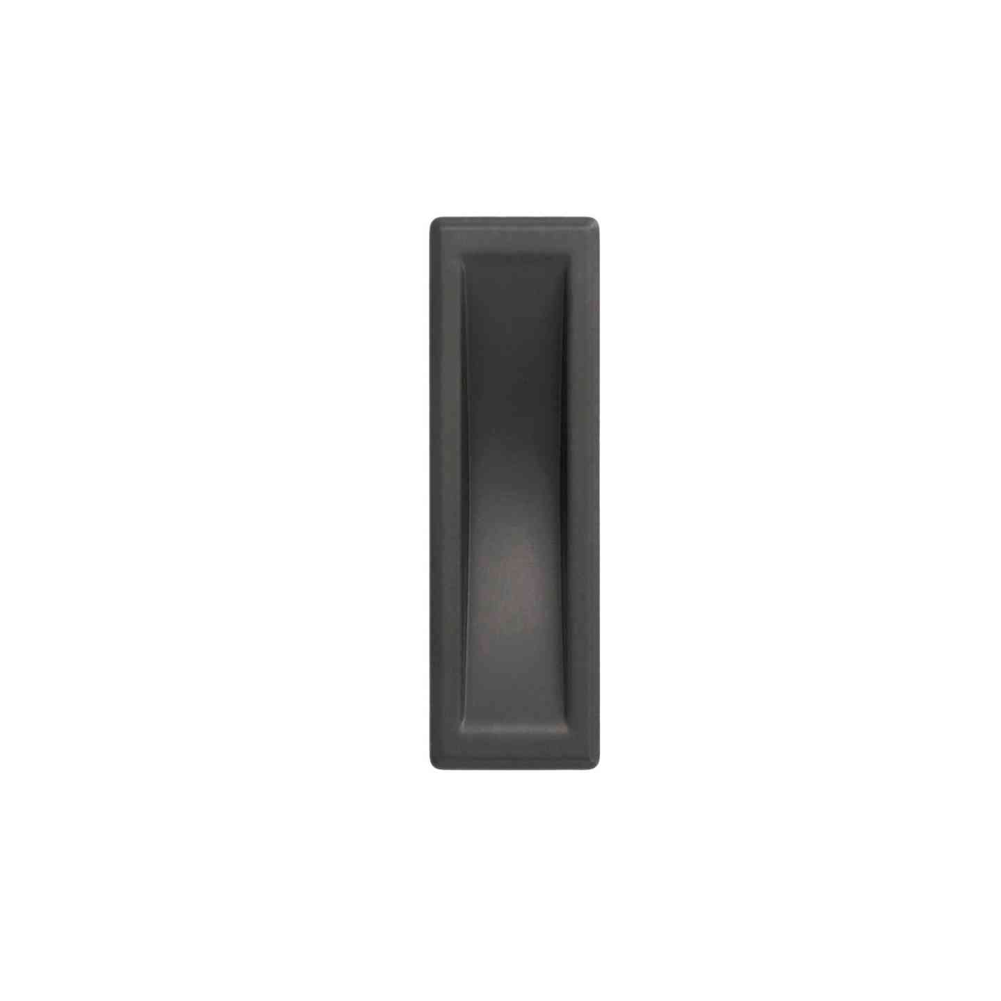 Maniglia ad incasso - Laccato nero matt - Lega di Zinco - Stile Classico - 26x10x84mm - immagine 3