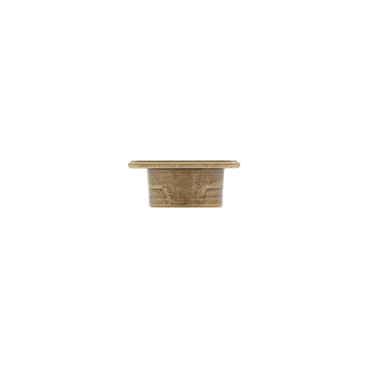 Maniglia ad incasso - Antica Firenze - Lega di Zinco - Stile Classico - 35x13x124mm - immagine 2